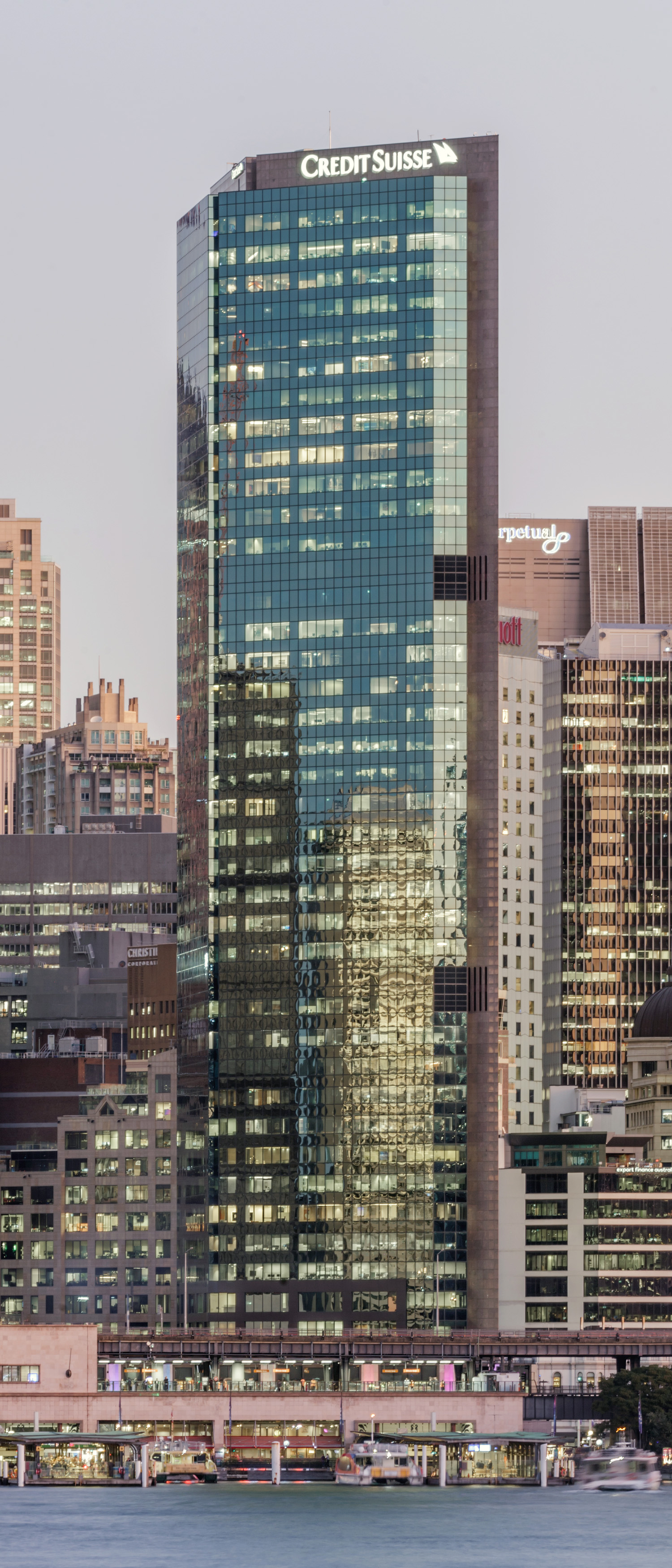 Gateway Plaza, Sydney - View from Milsons Point. © Mathias Beinling