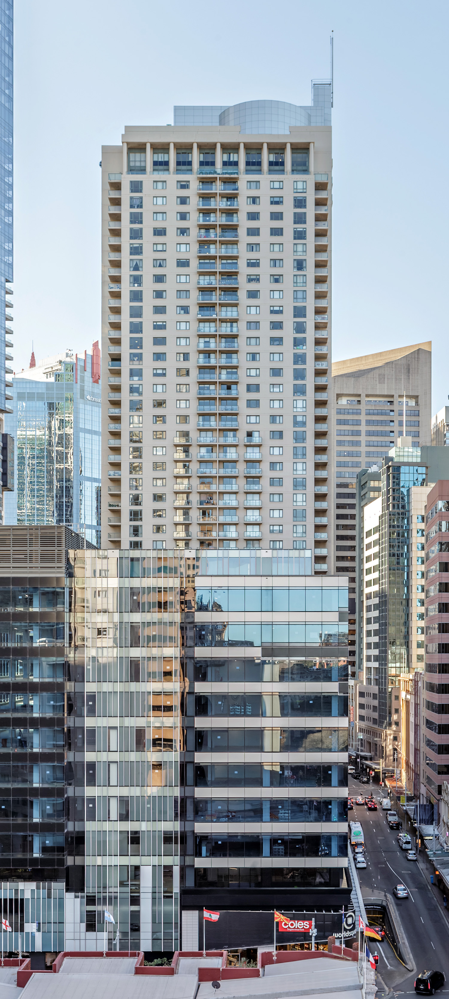Hordern Towers, Sydney - View from Metro Hotel Marlow Sydney Central. © Mathias Beinling