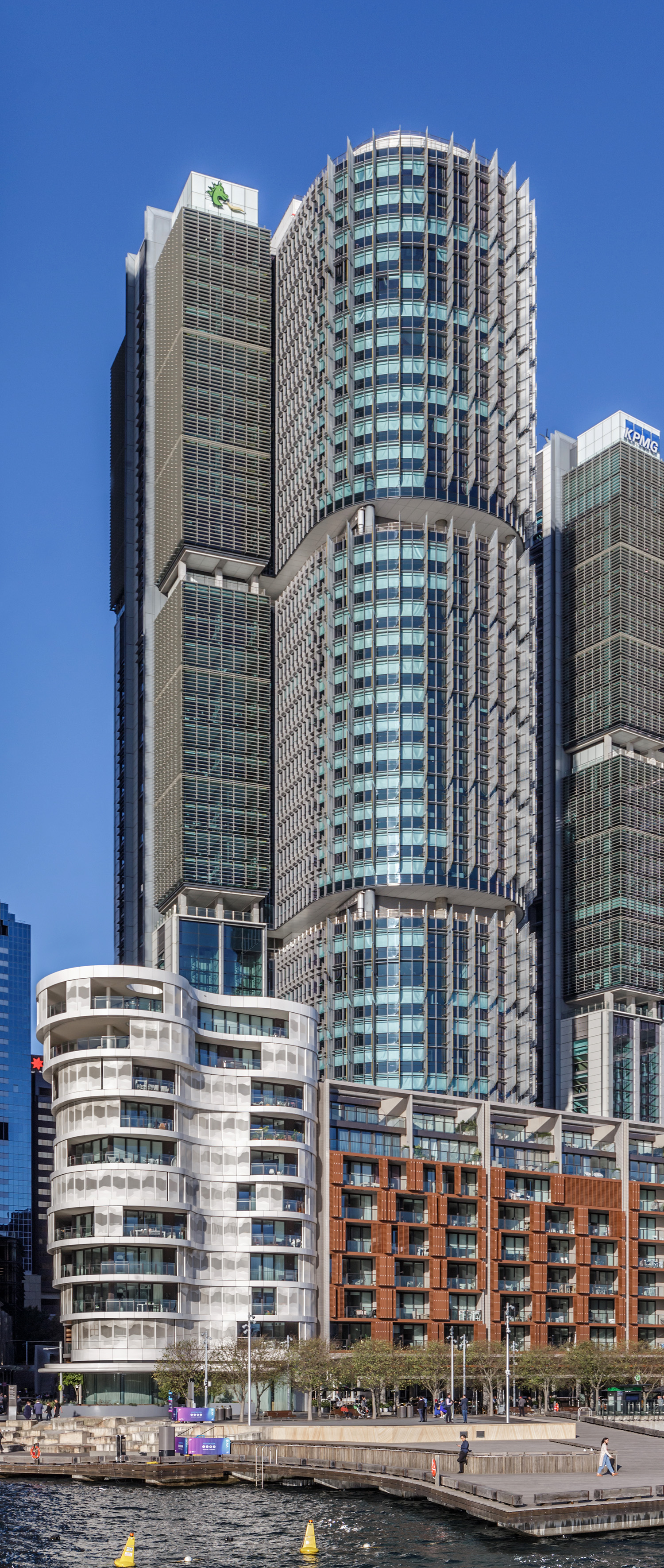 International Towers Sydney Tower 2, Sydney - View from a ferry. © Mathias Beinling