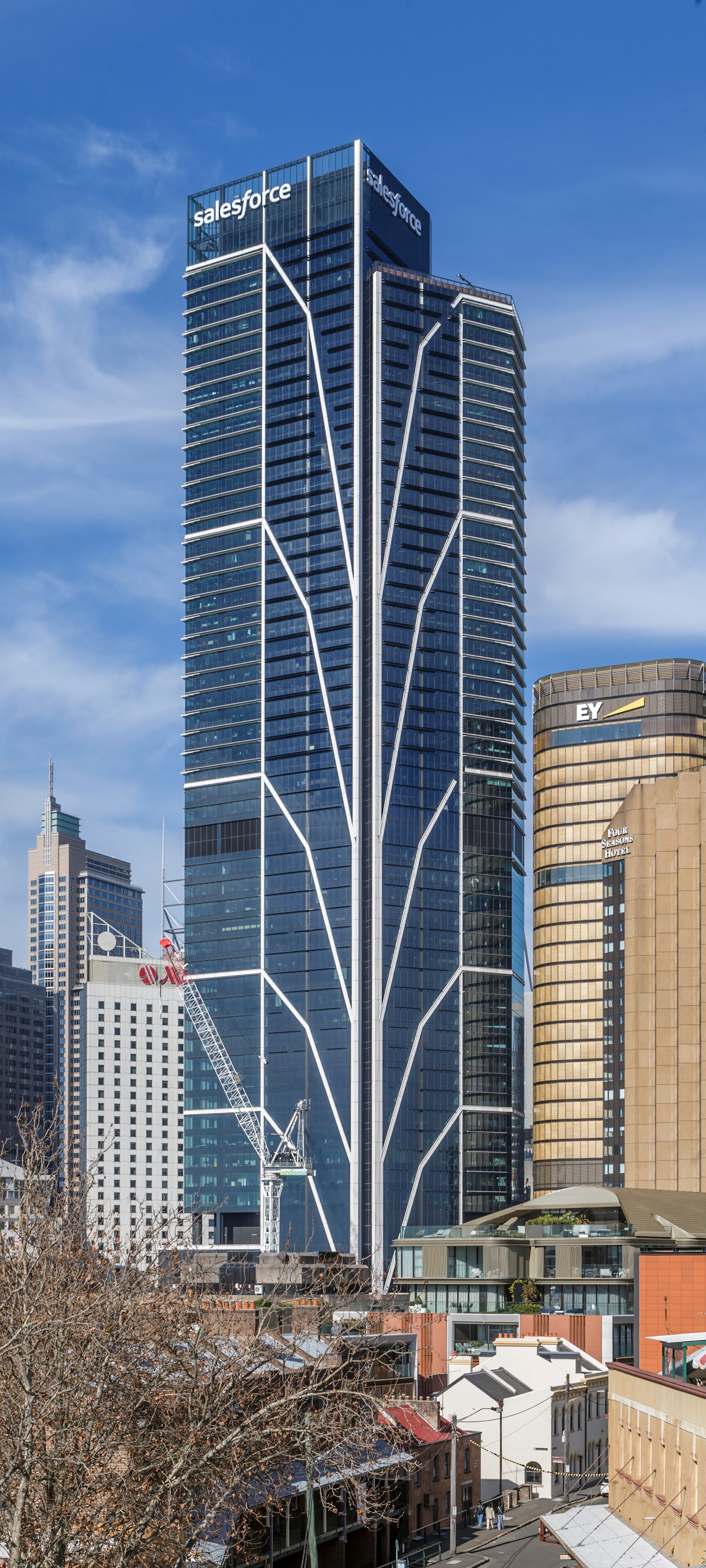 Salesforce Tower, Sydney - View from Sydney Harbour Bridge. © Mathias Beinling
