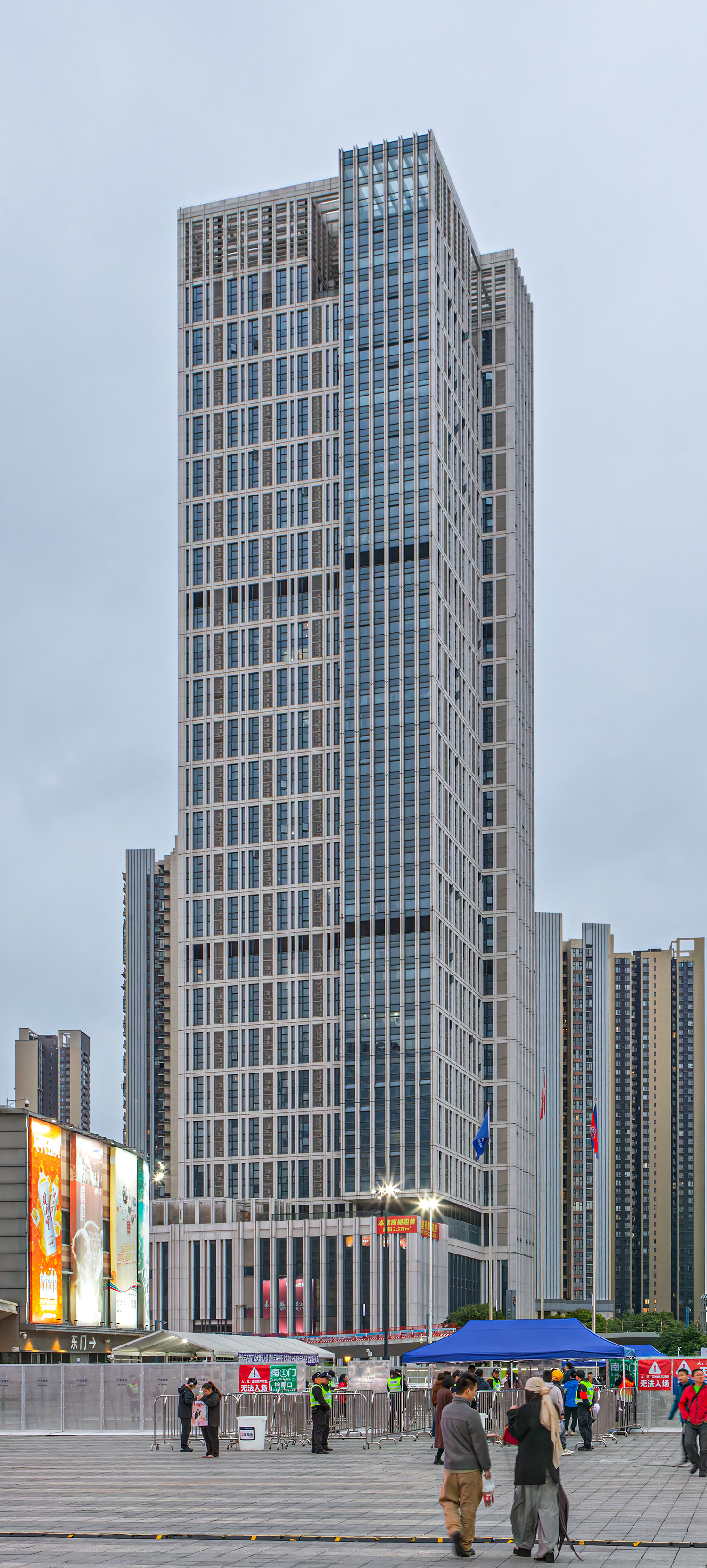 German Service Centre Tower B2, Foshan - View from the west. © Mathias Beinling