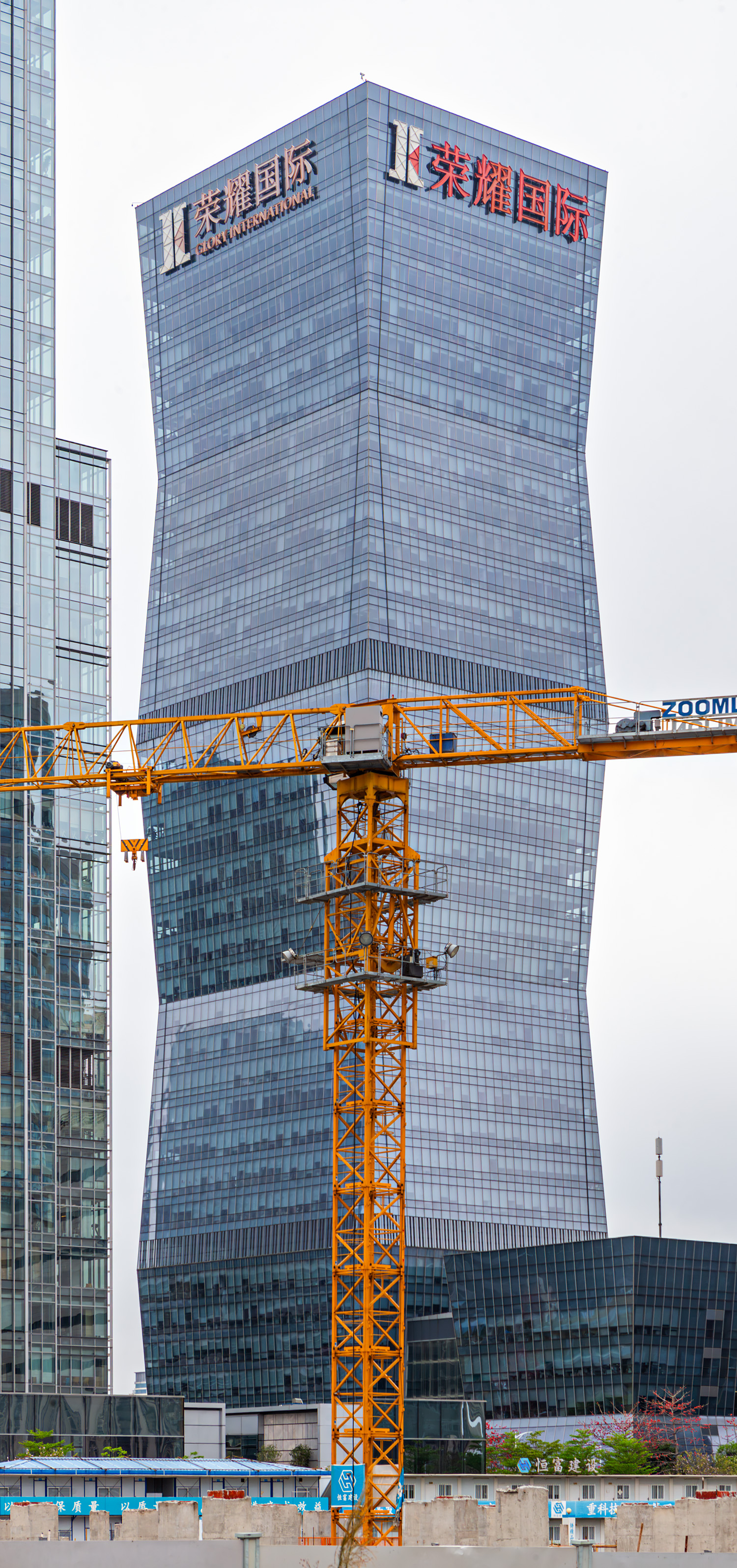 Glory International Finance Center, Foshan - View from the southeast. © Mathias Beinling