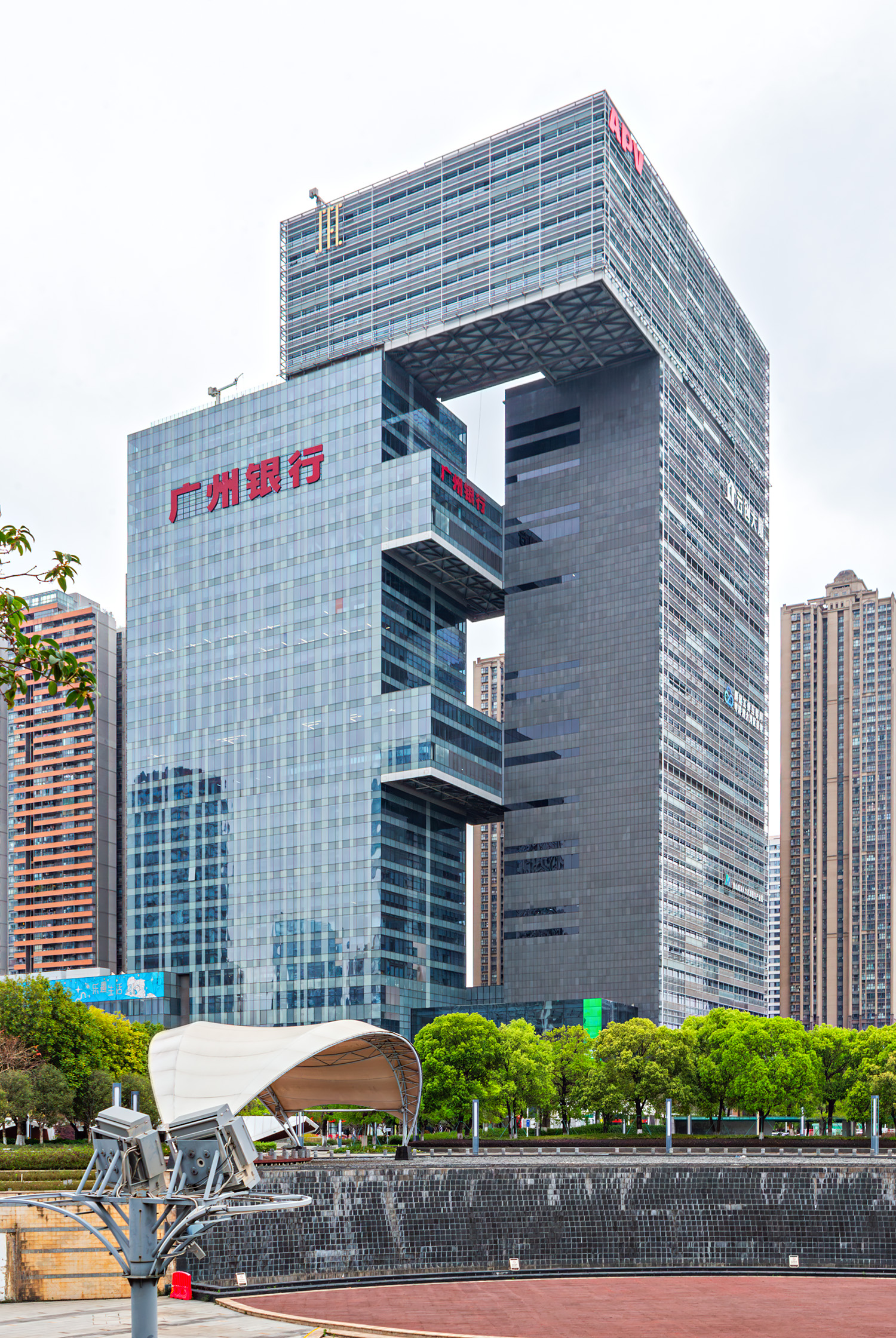 Nanhai APV Tower, Foshan - View from the northwest. © Mathias Beinling