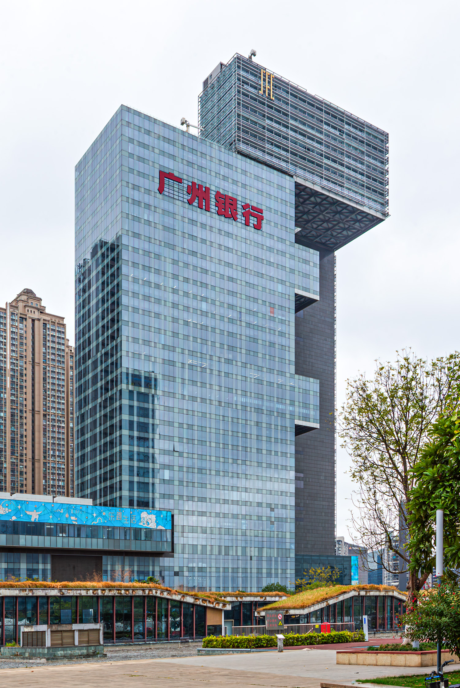Nanhai APV Tower, Foshan - View from the northeast. © Mathias Beinling