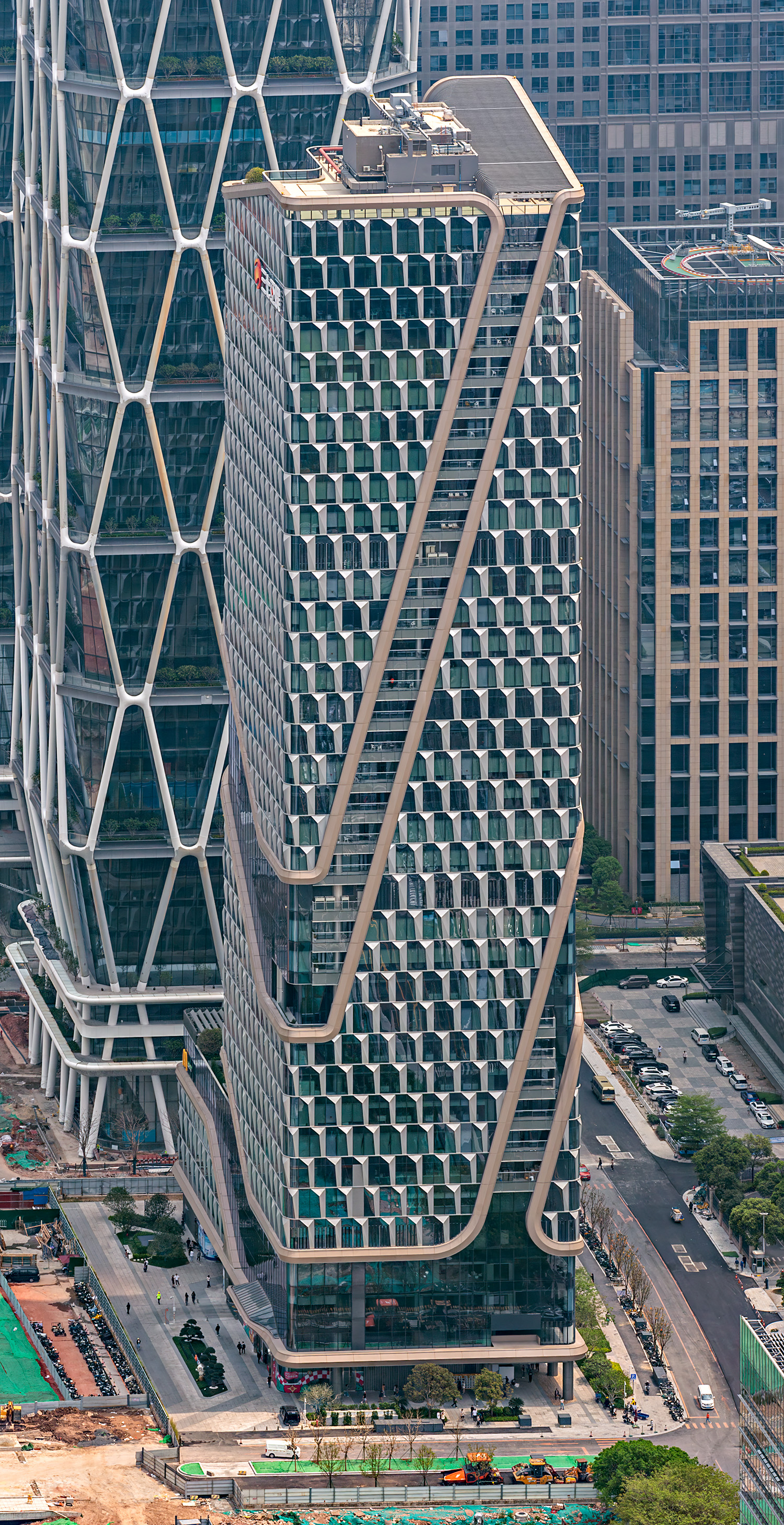 37 Interactive Entertainment Global Headquarters, Guangzhou - View from Canton Tower. © Mathias Beinling