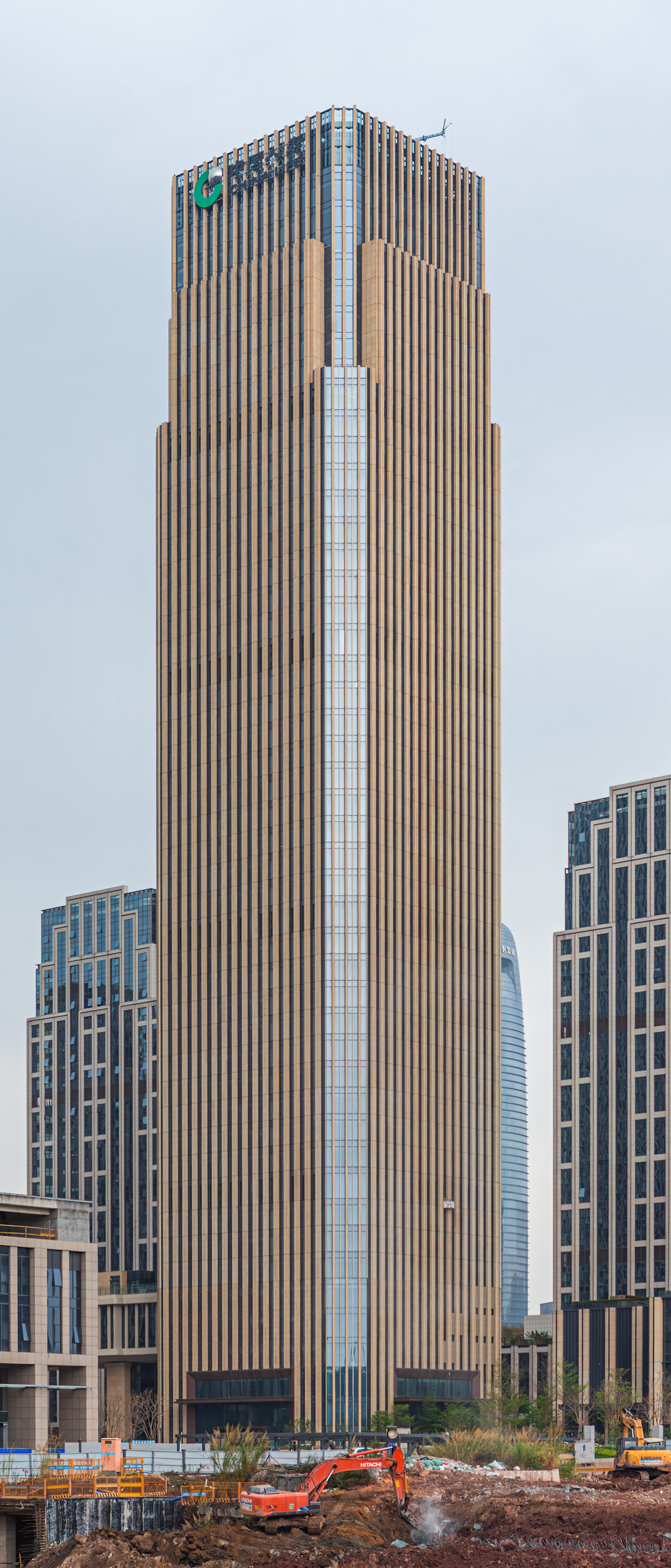 China Life Building, Guangzhou - View from the northwest. © Mathias Beinling
