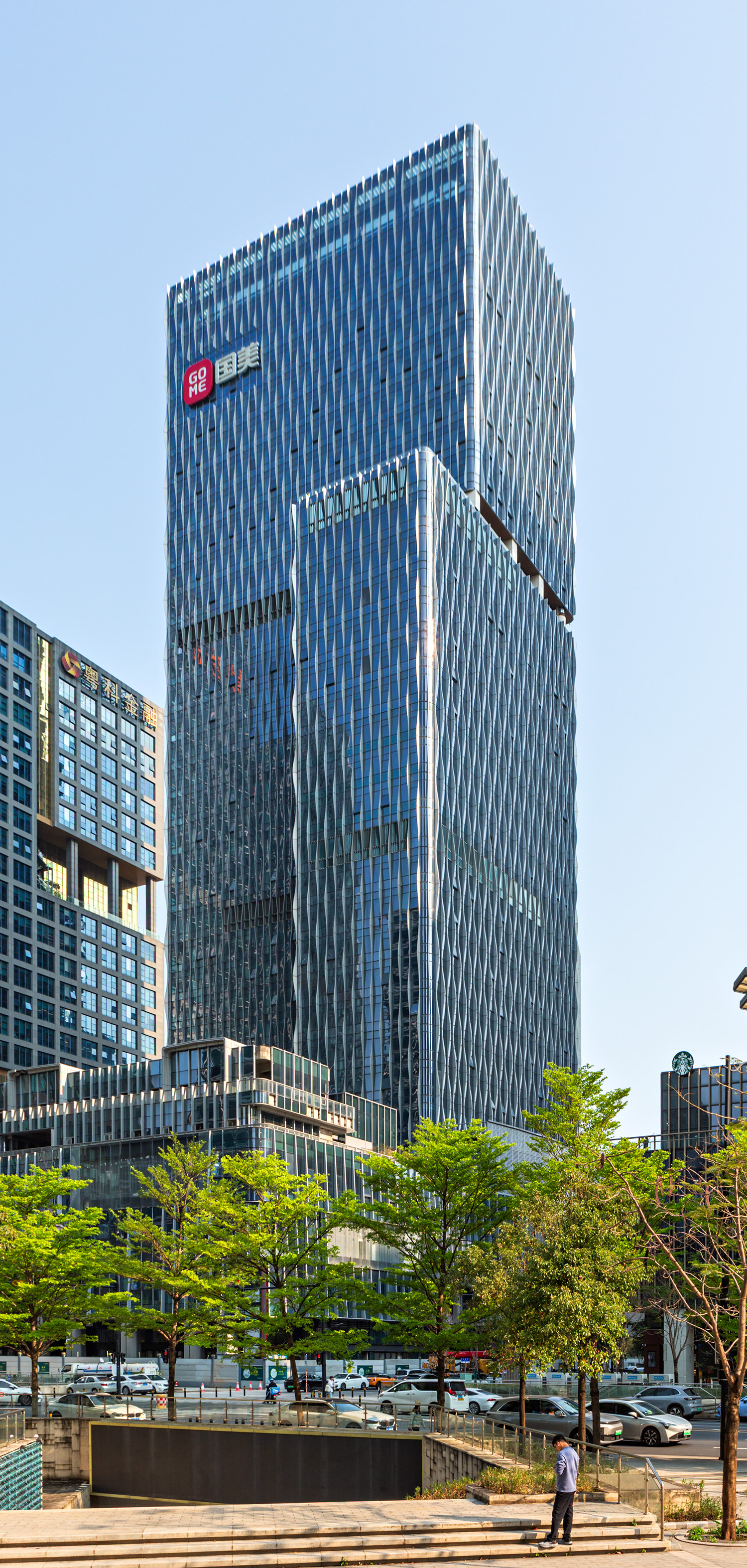 Gome Smart City East Tower, Guangzhou - View from the northwest. © Mathias Beinling