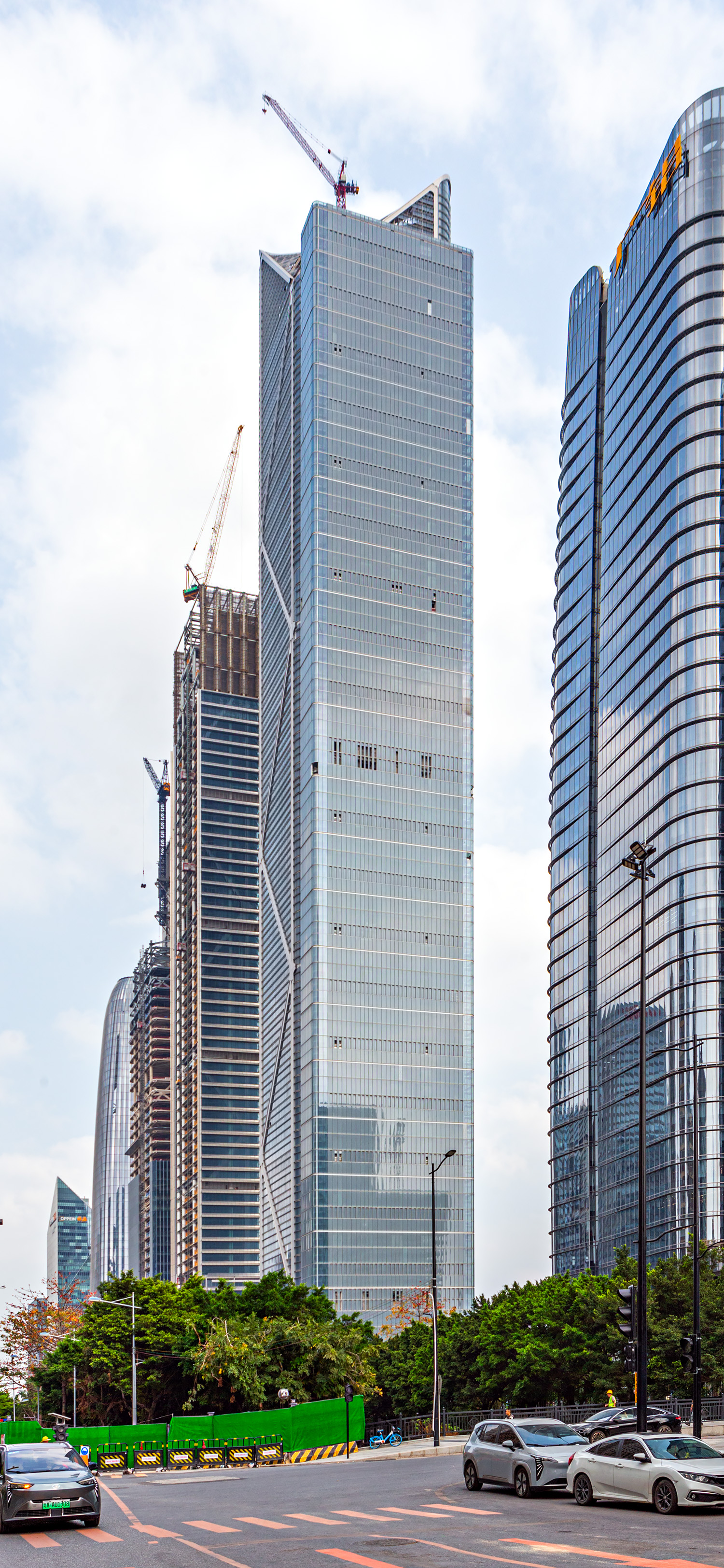 Guangdong Business Centre, Guangzhou - View from the west. © Mathias Beinling