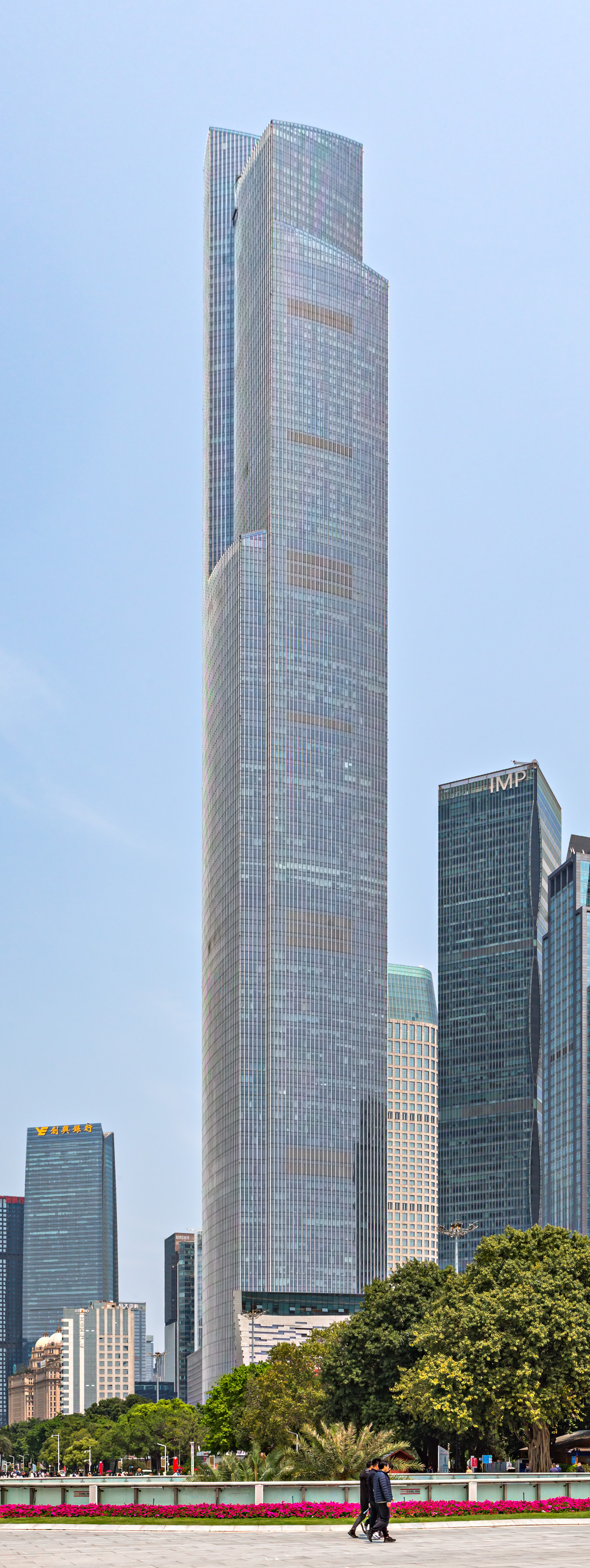 Guangzhou CTF Finance Centre - View from the south
