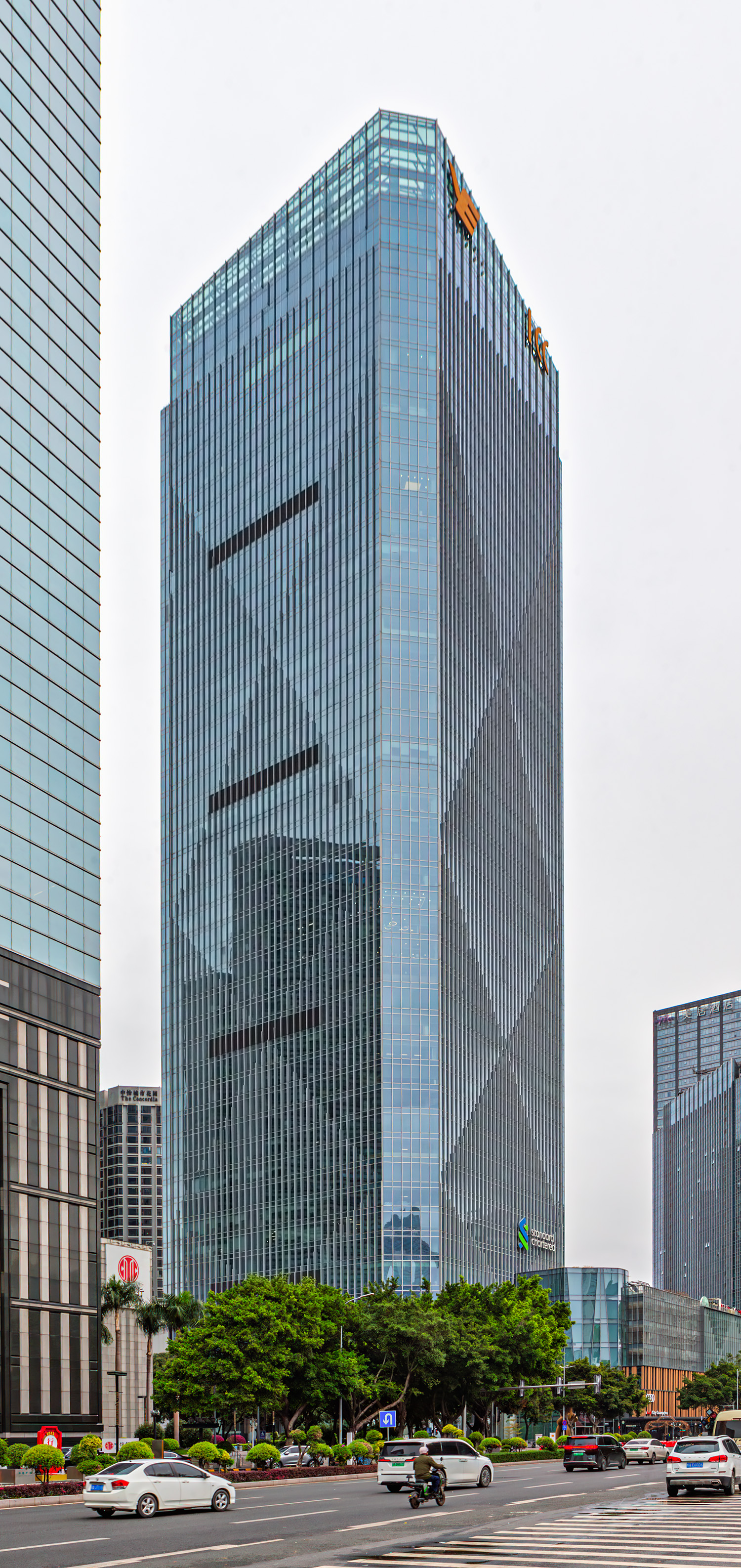Guangzhou ICC, Guangzhou - View from the southwest. © Mathias Beinling