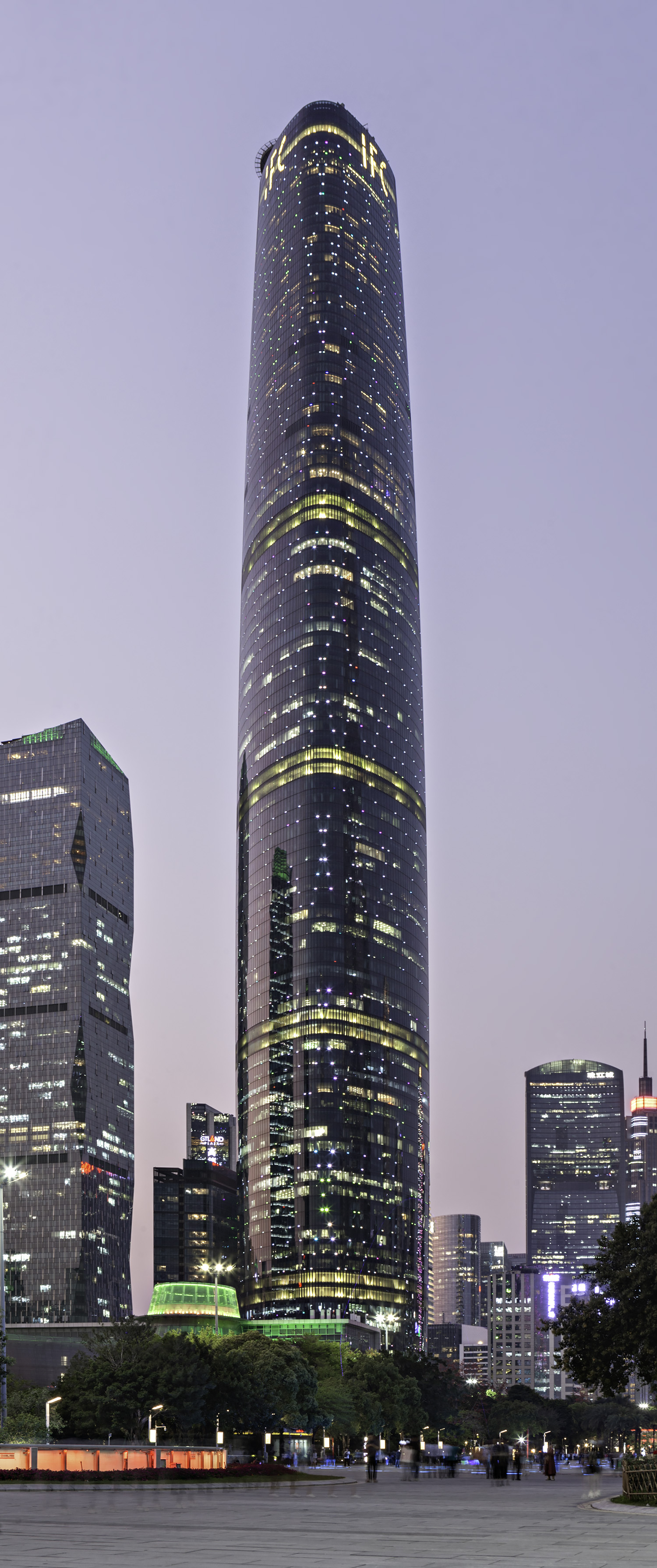 Guangzhou IFC, Guangzhou - View from the south. © Mathias Beinling