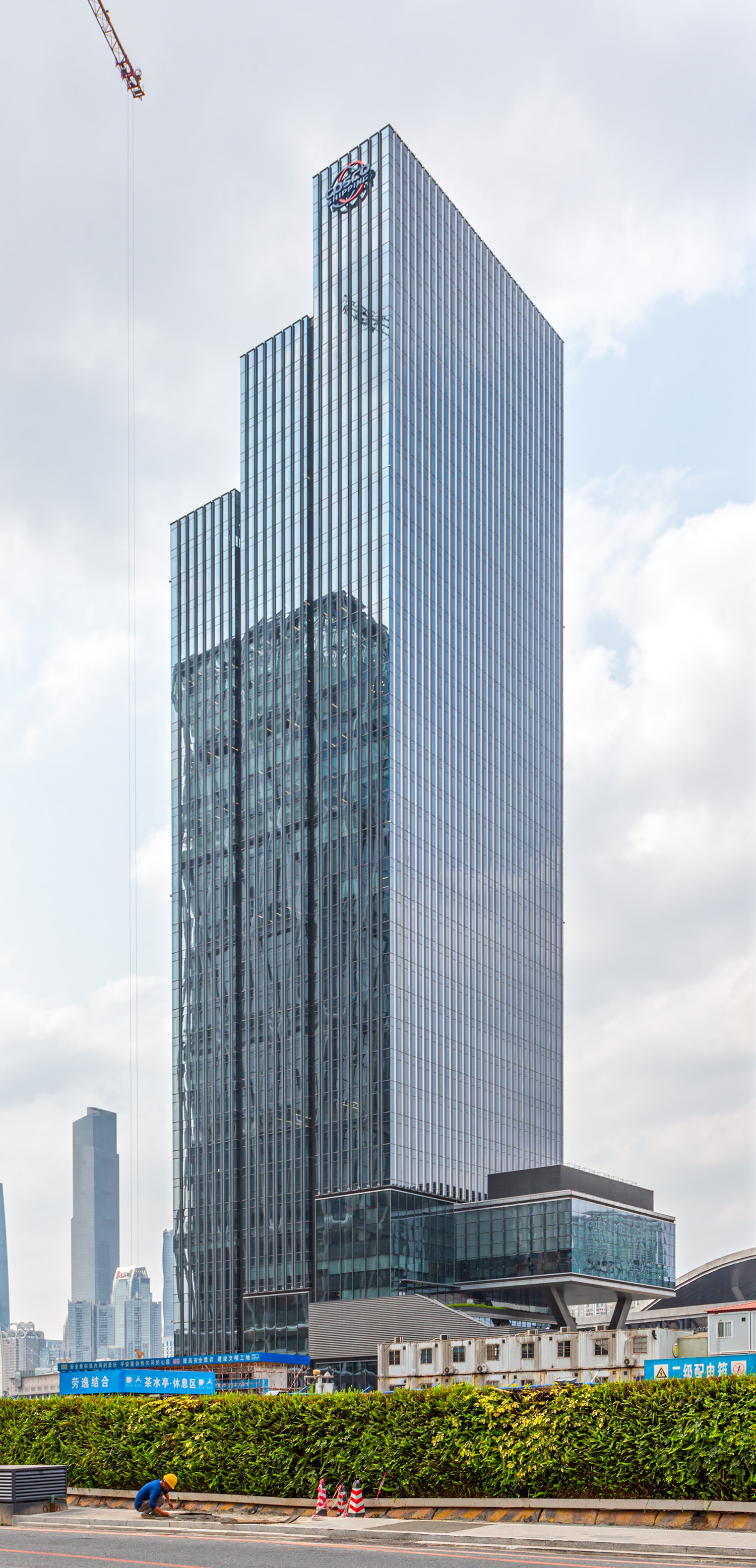Guangzhou International Shipping Building - View from the southeast