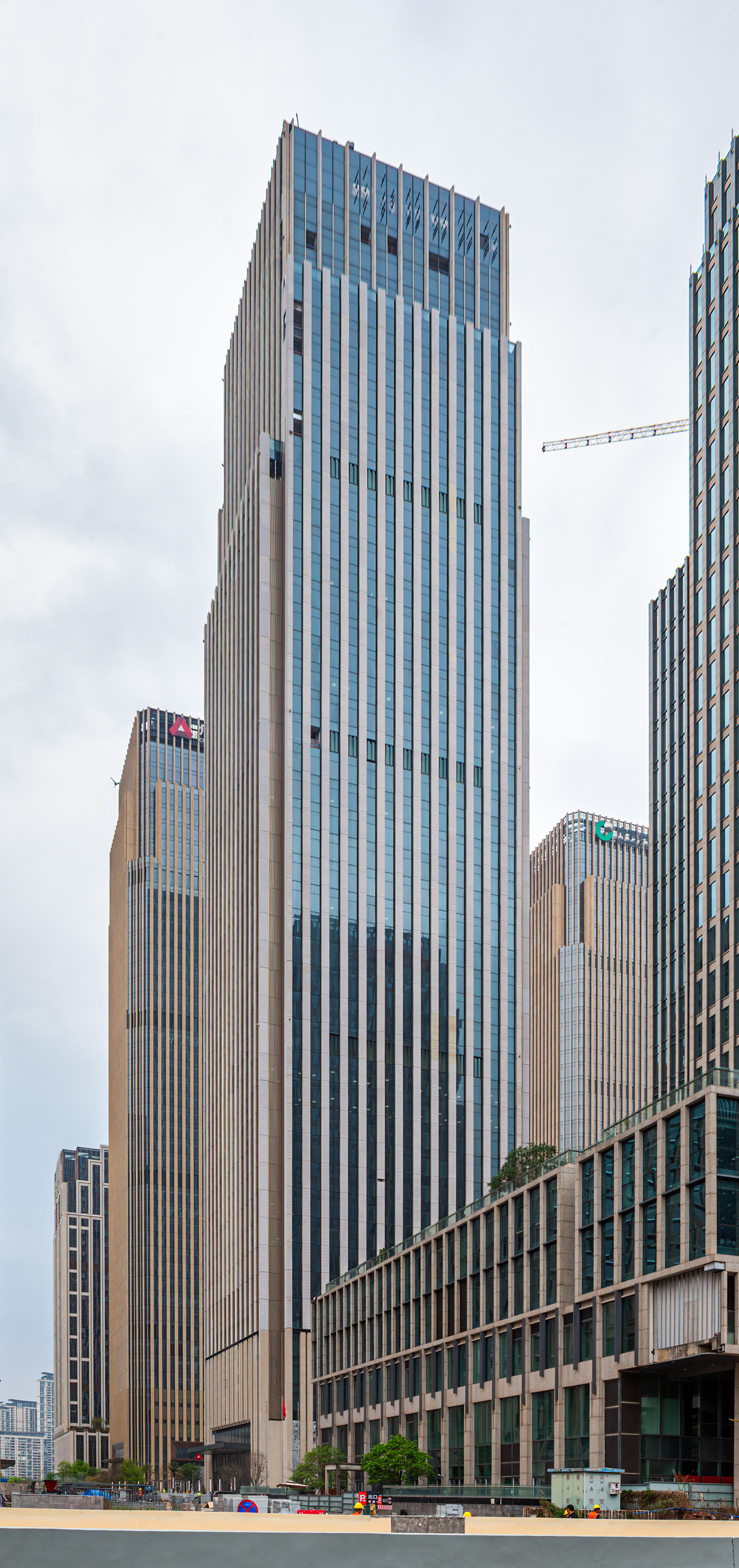 Guangzhou Taiping Financial Plaza, Guangzhou - View from the north. © Mathias Beinling