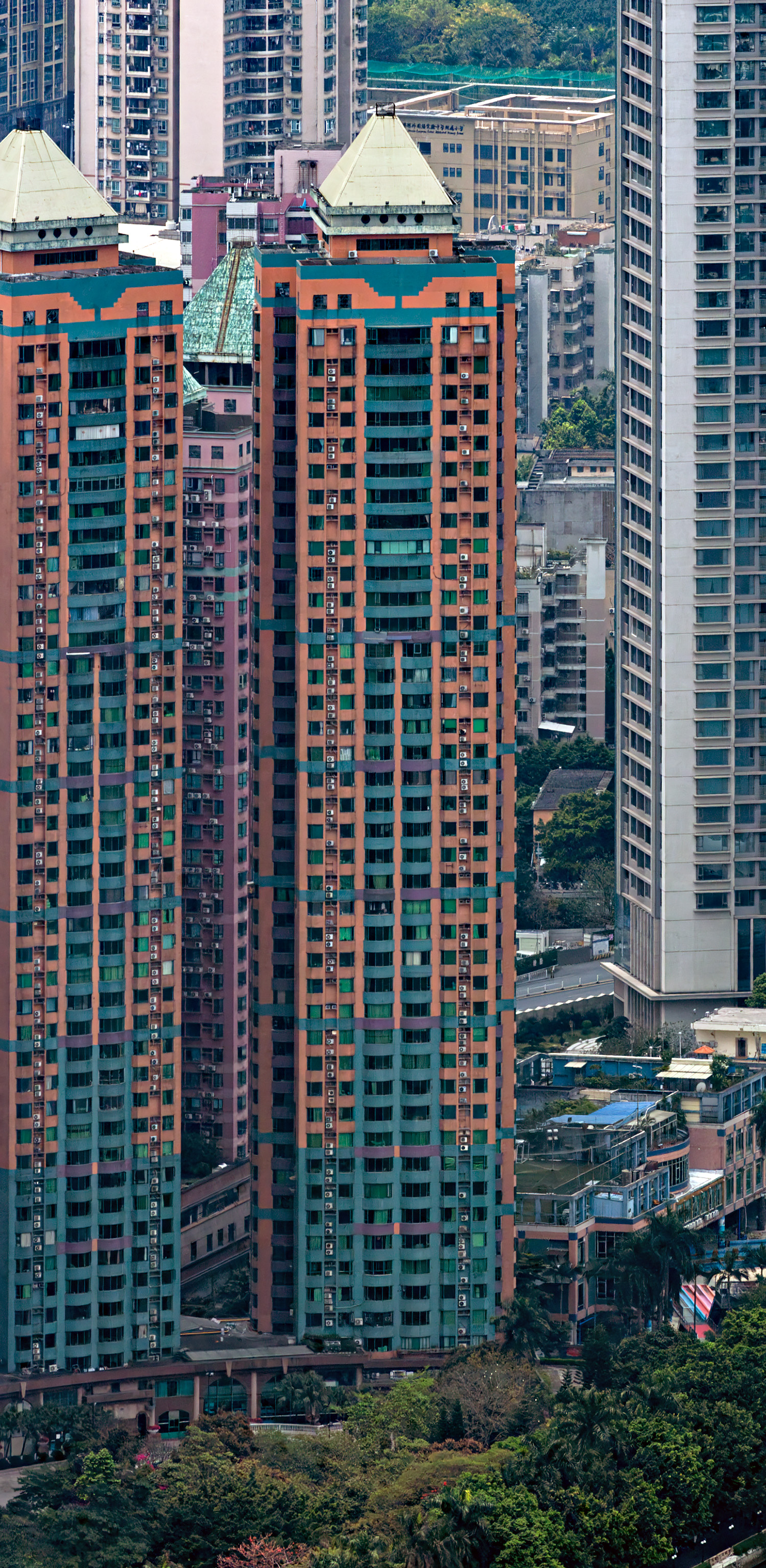 Haizhu Peninsula Garden Tower 4, Guangzhou - View from Canton Tower. © Mathias Beinling