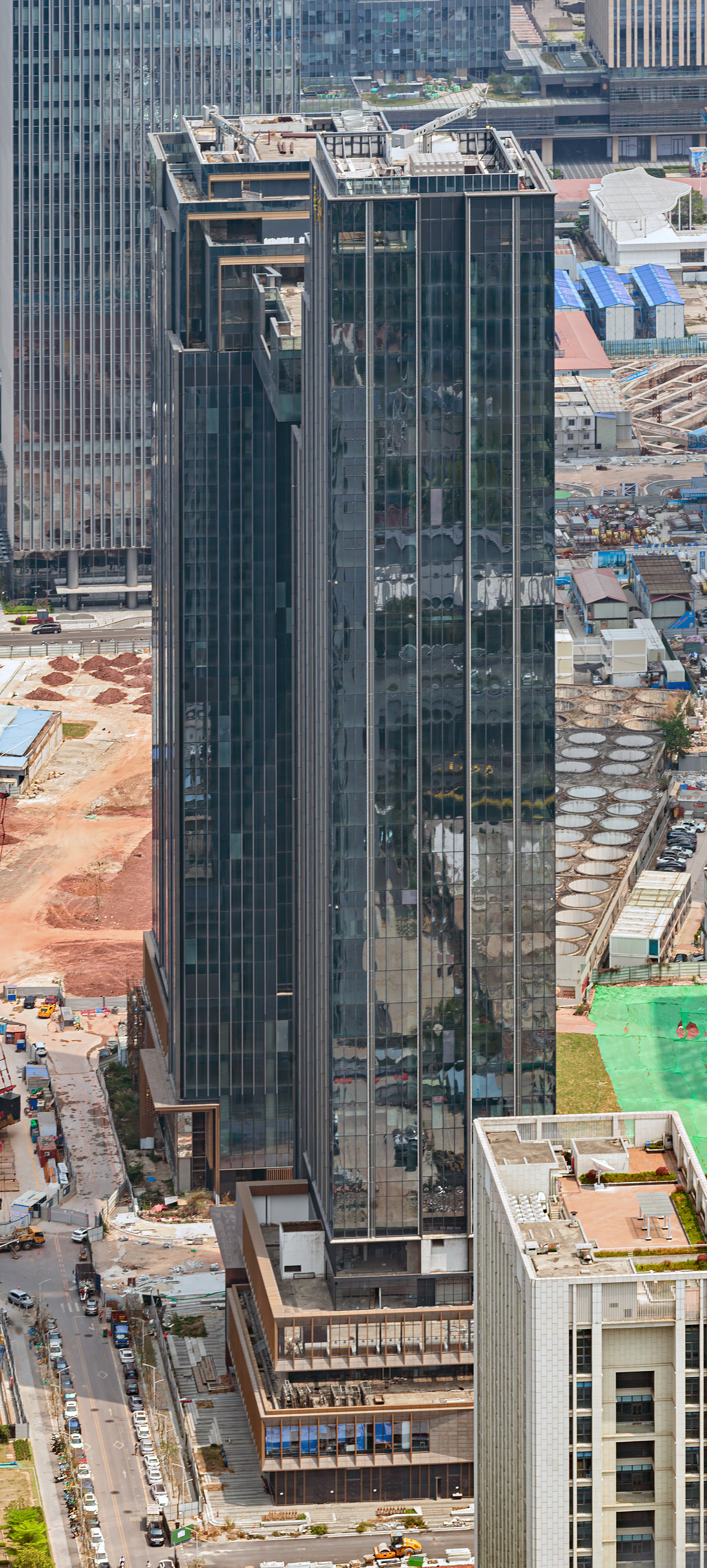 Huabang International Centre Tower 1, Guangzhou - View from Canton Tower. © Mathias Beinling