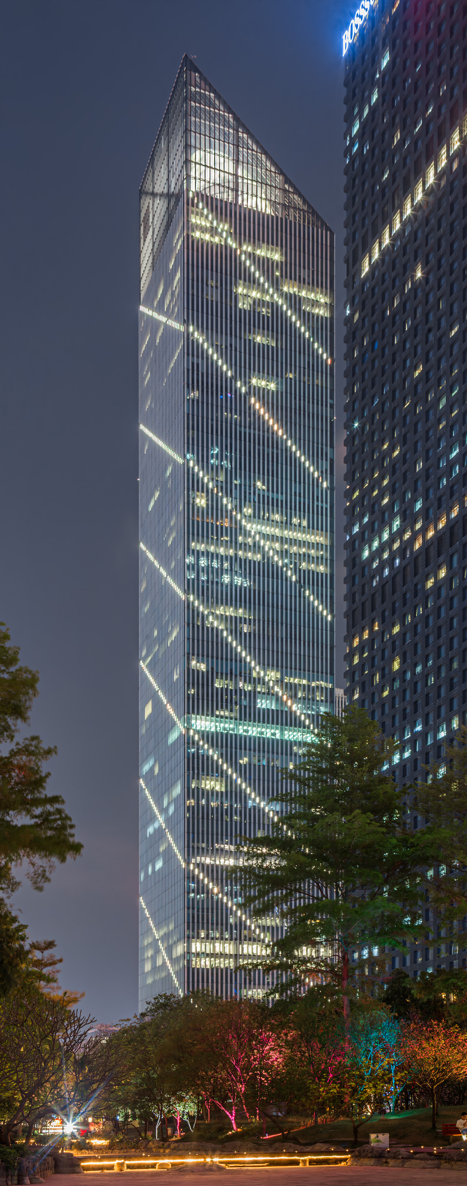 Leatop Plaza, Guangzhou - View from the southwest. © Mathias Beinling