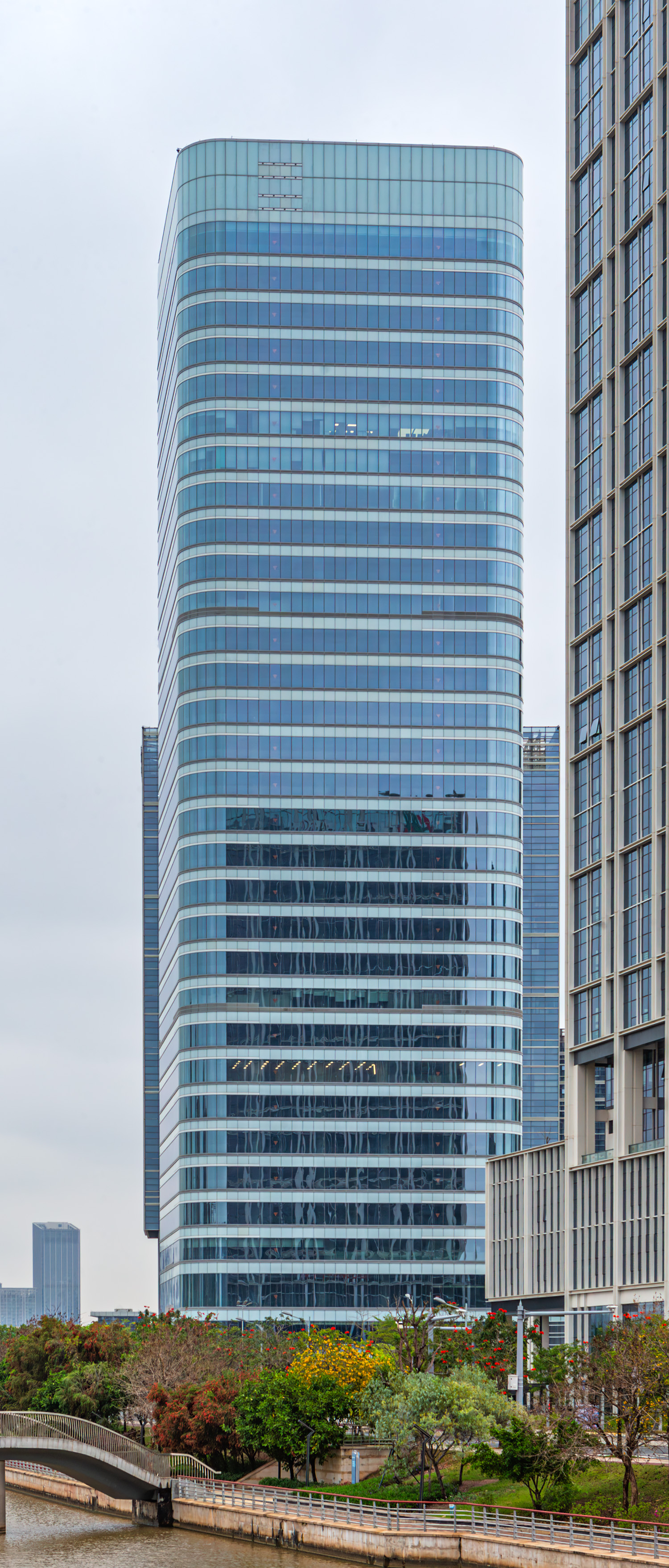 Nansha International Trade Center, Guangzhou - View from the south. © Mathias Beinling