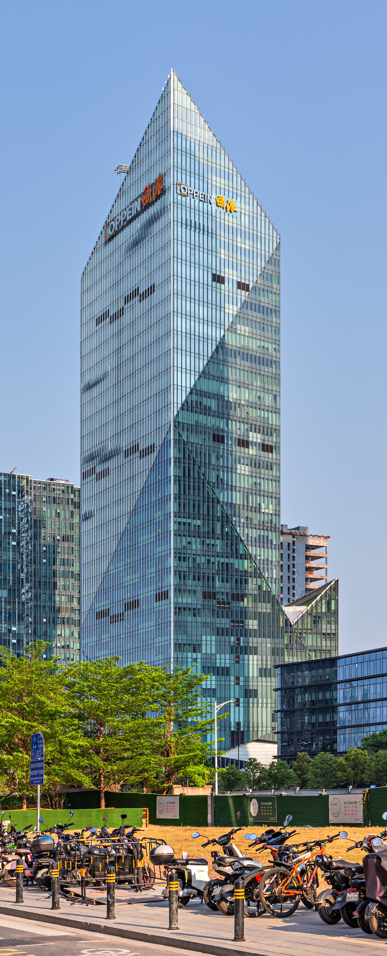 Oppein Pazhou Headquarters, Guangzhou - View from the northwest. © Mathias Beinling