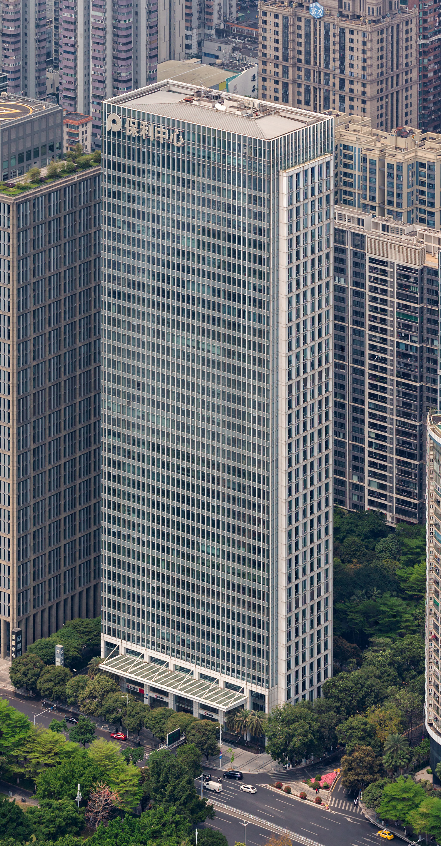 Poly Center, Guangzhou - View from Canton Tower. © Mathias Beinling