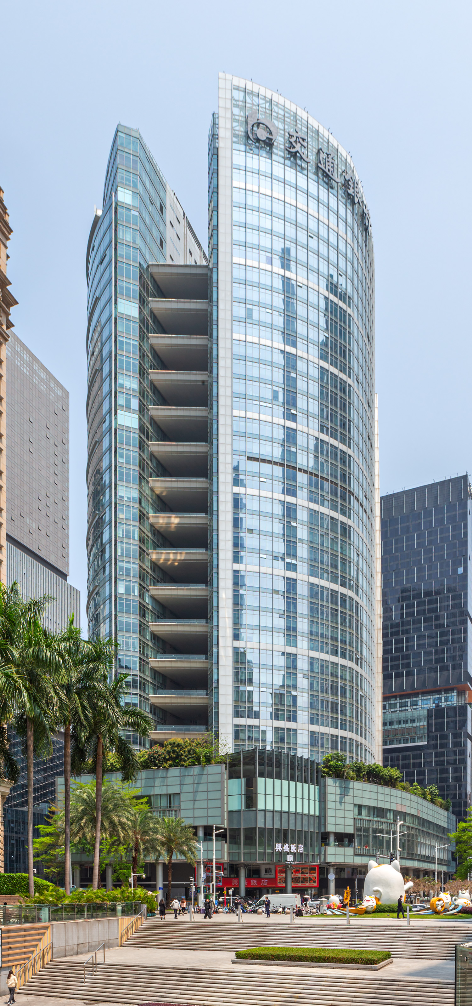 Poly Tower V, Guangzhou - View from the west. © Mathias Beinling
