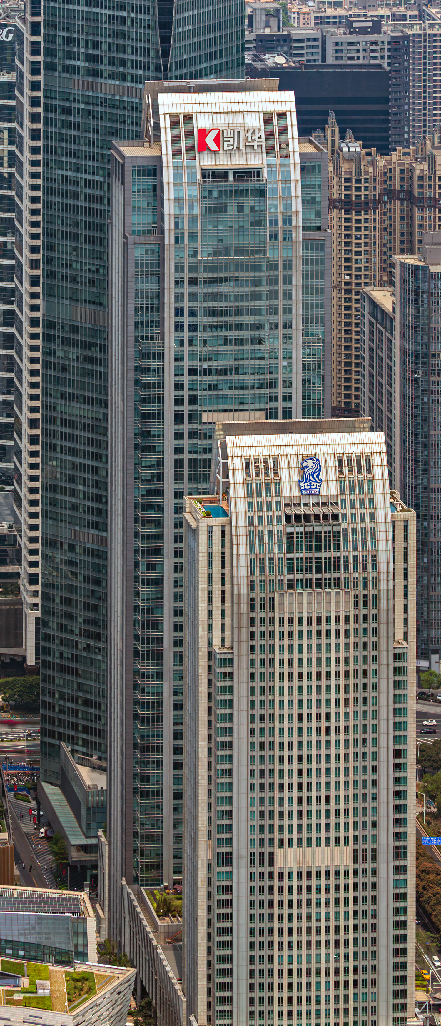 R&F International Business Center Phase 2, Guangzhou - View from Canton Tower. © Mathias Beinling