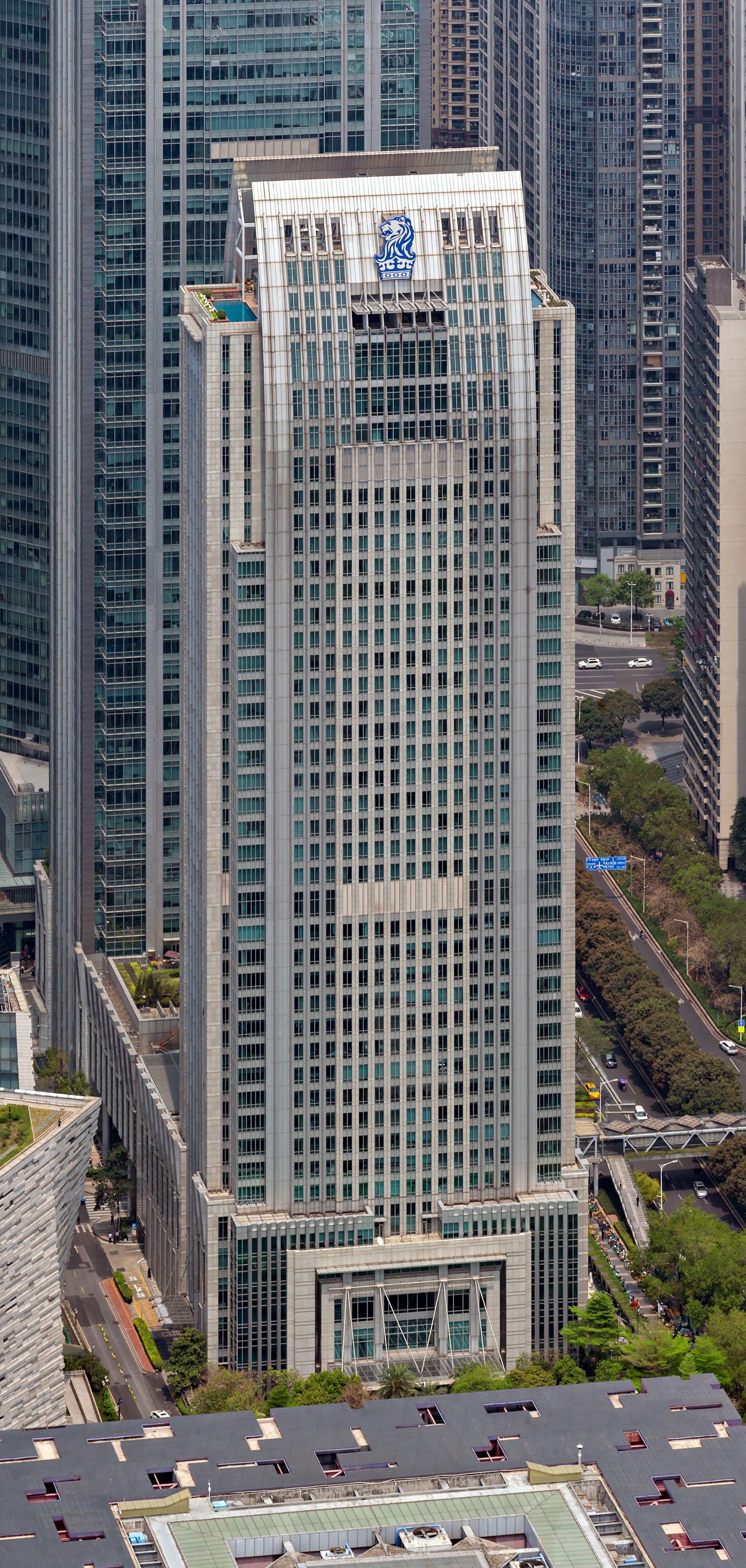 R&F Ritz-Carlton Hotel, Guangzhou - View from Canton Tower. © Mathias Beinling