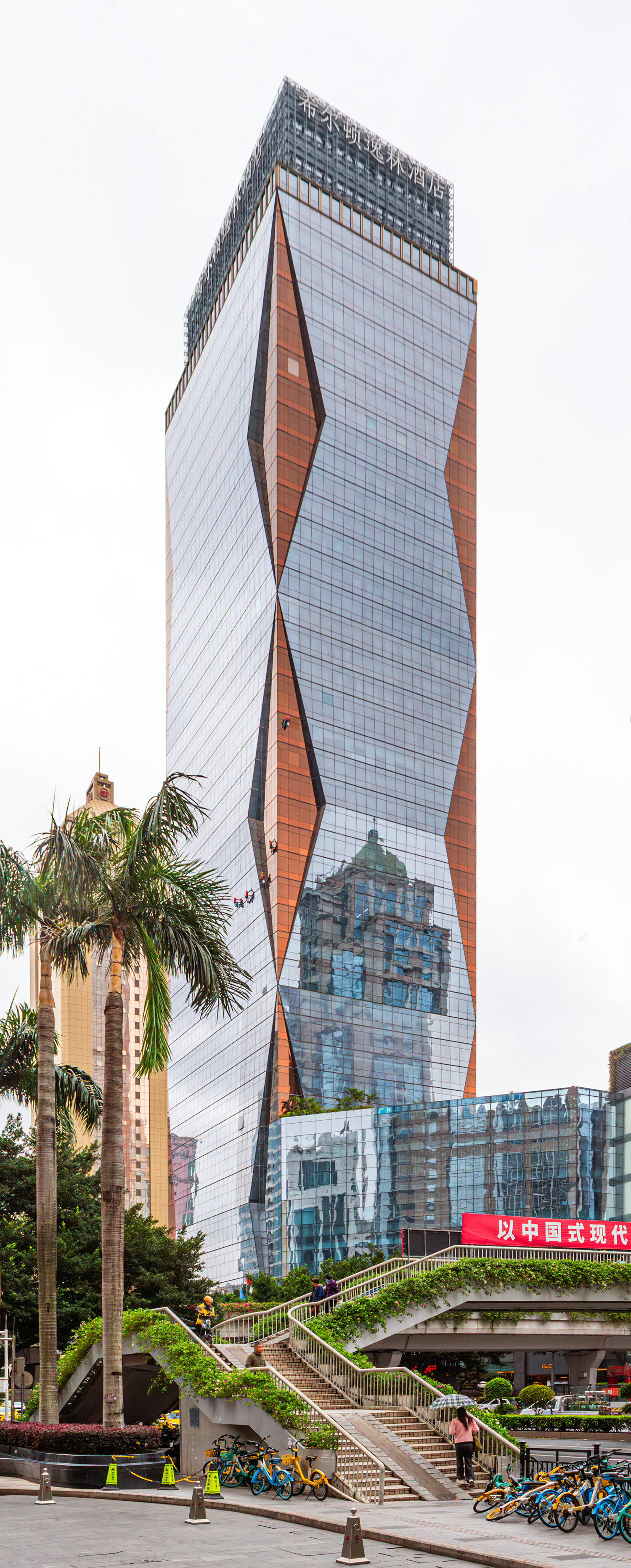 RenFun Business Mansion, Guangzhou - View from the southeast. © Mathias Beinling