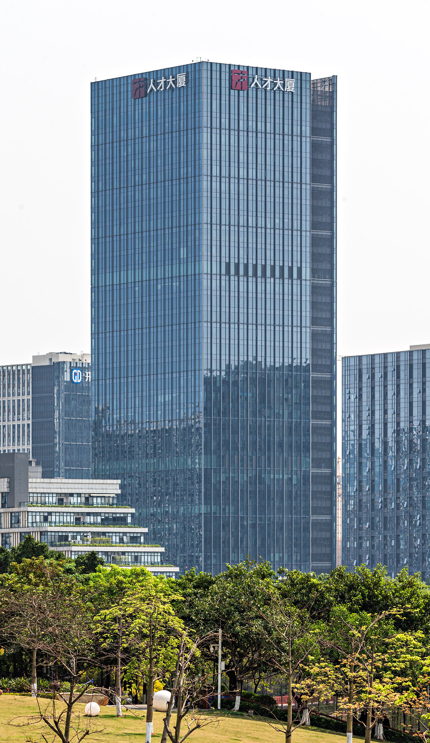 Talent Building, Guangzhou - View from the west. © Mathias Beinling
