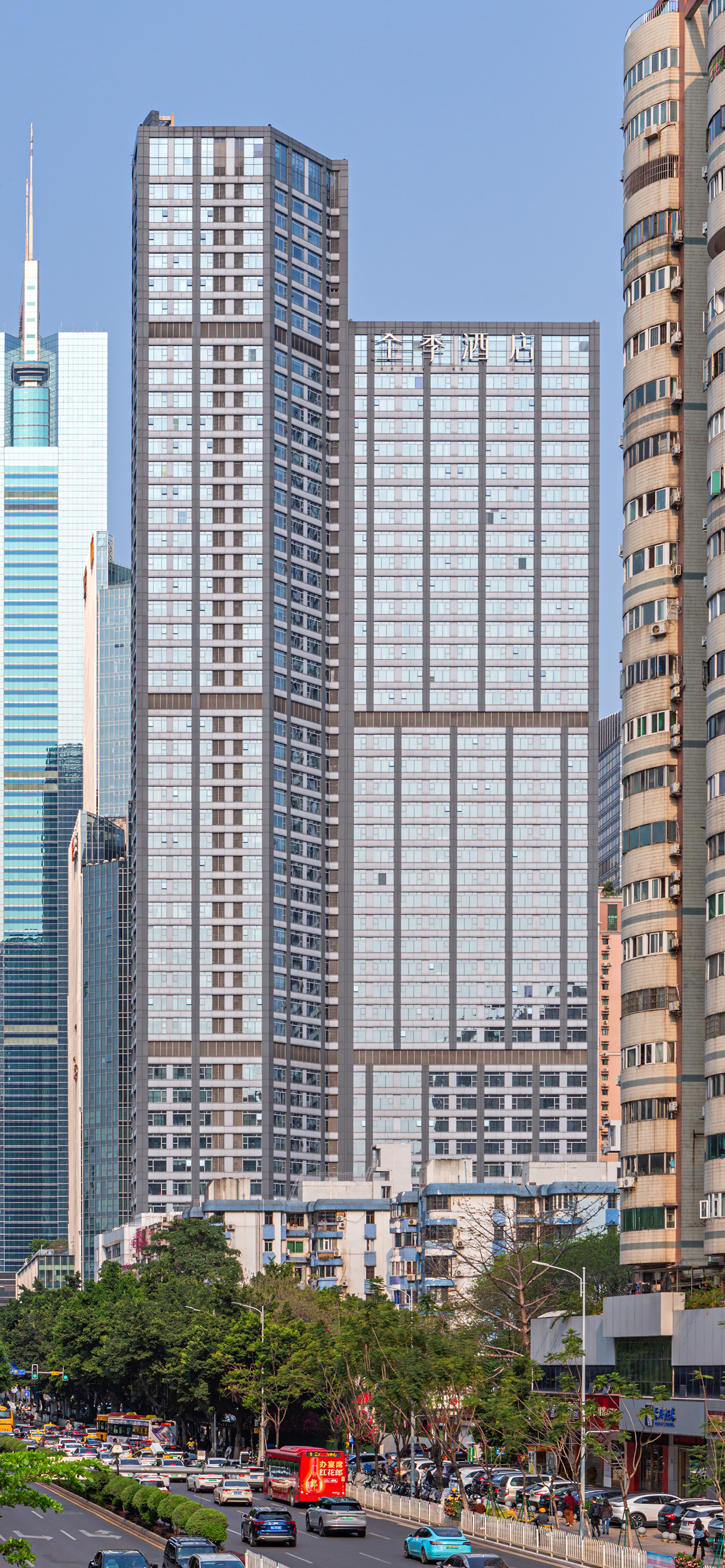 Tianhebei Tower, Guangzhou - View from the east. © Mathias Beinling