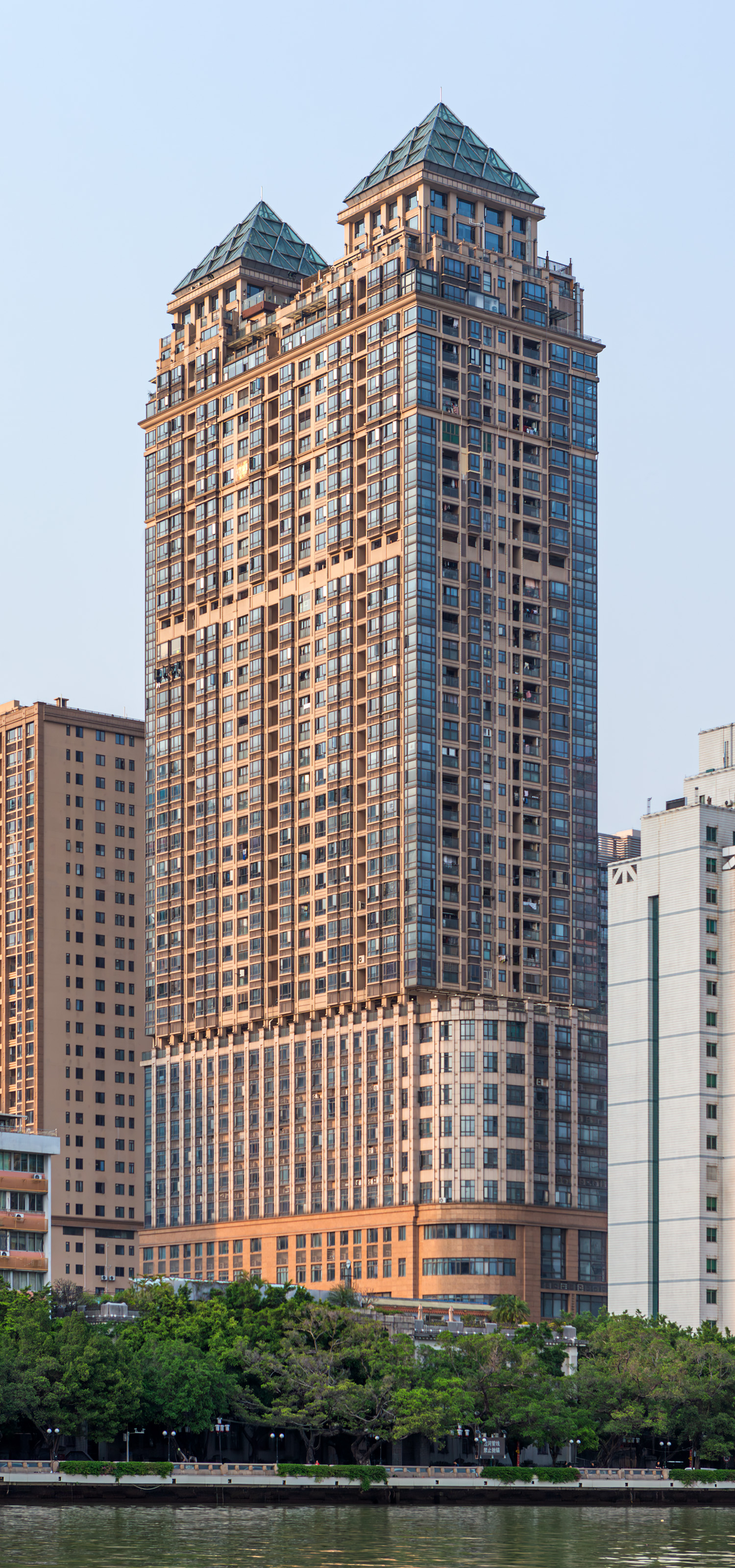Yujiang Garden, Guangzhou - View from the southwest. © Mathias Beinling