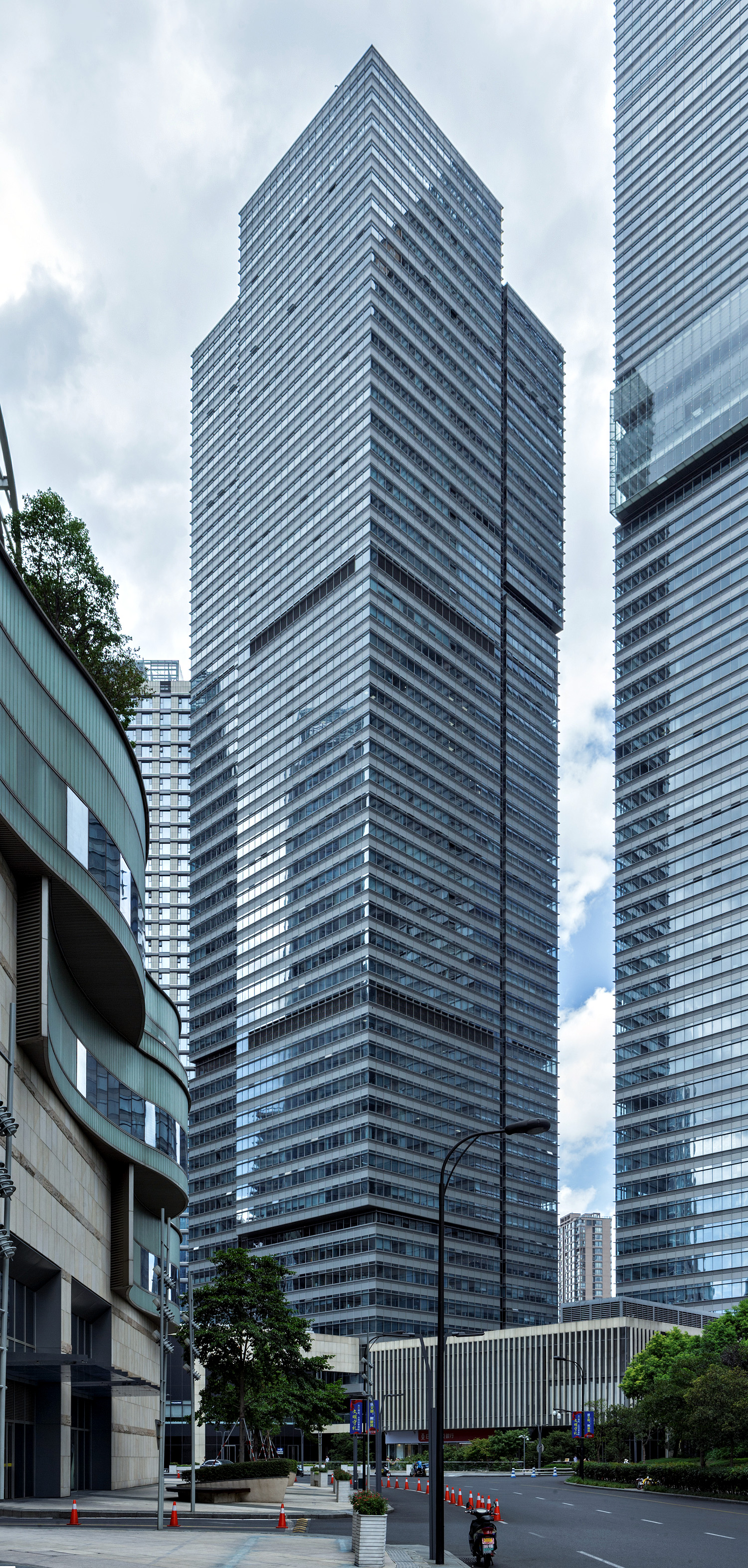 Wanxiang City Tower 2, Hangzhou - View from the southeast. © Mathias Beinling