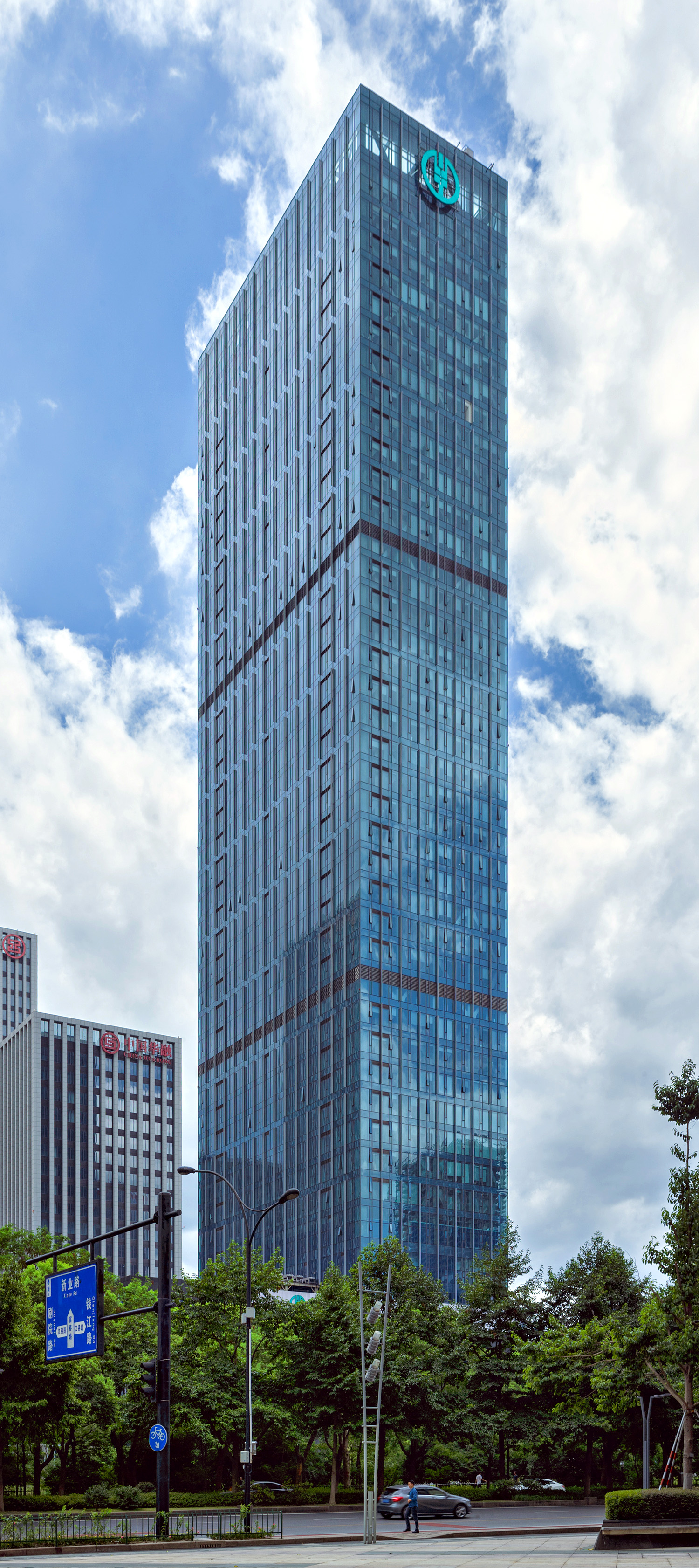 Wanyin International Tower 3, Hangzhou - View from the north. © Mathias Beinling