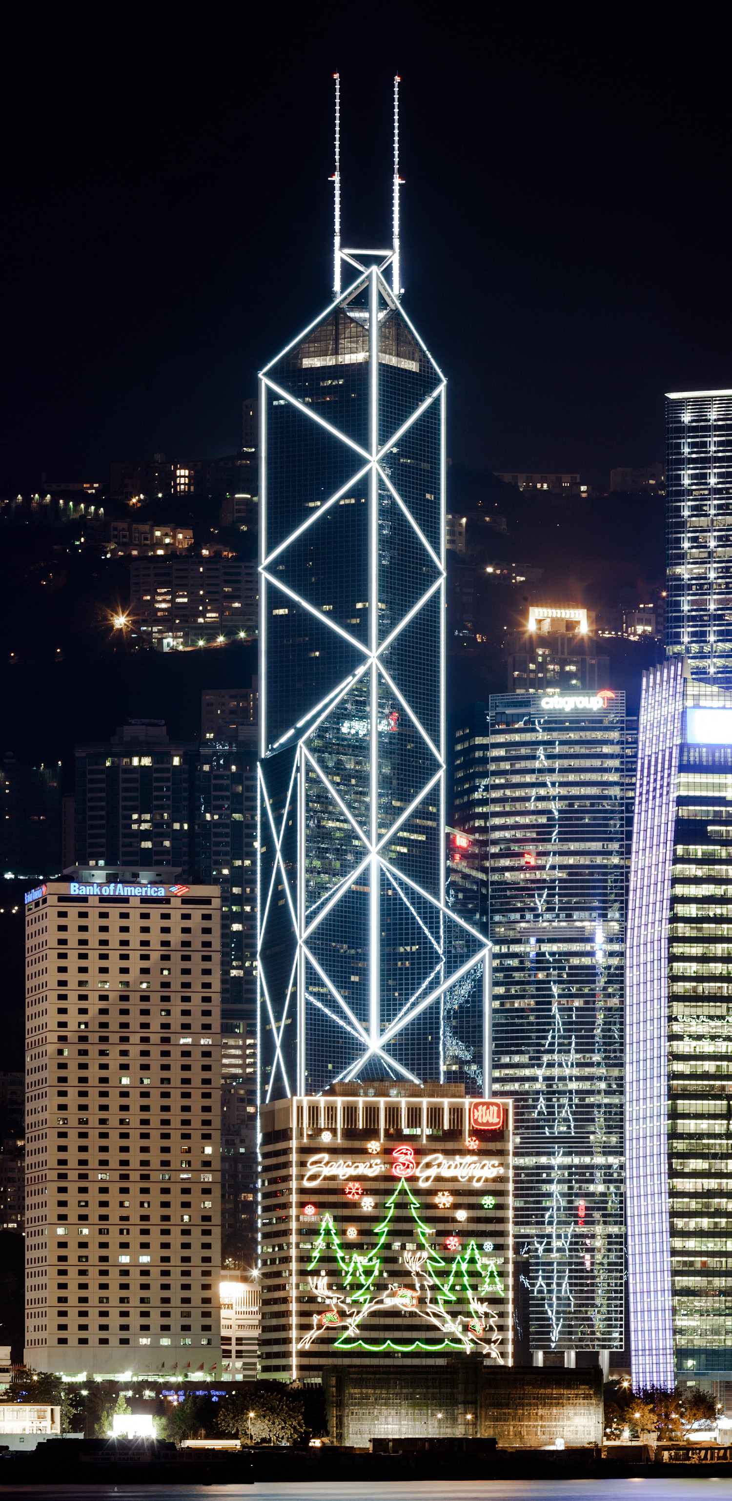 Bank of China Tower - View from Kowloon