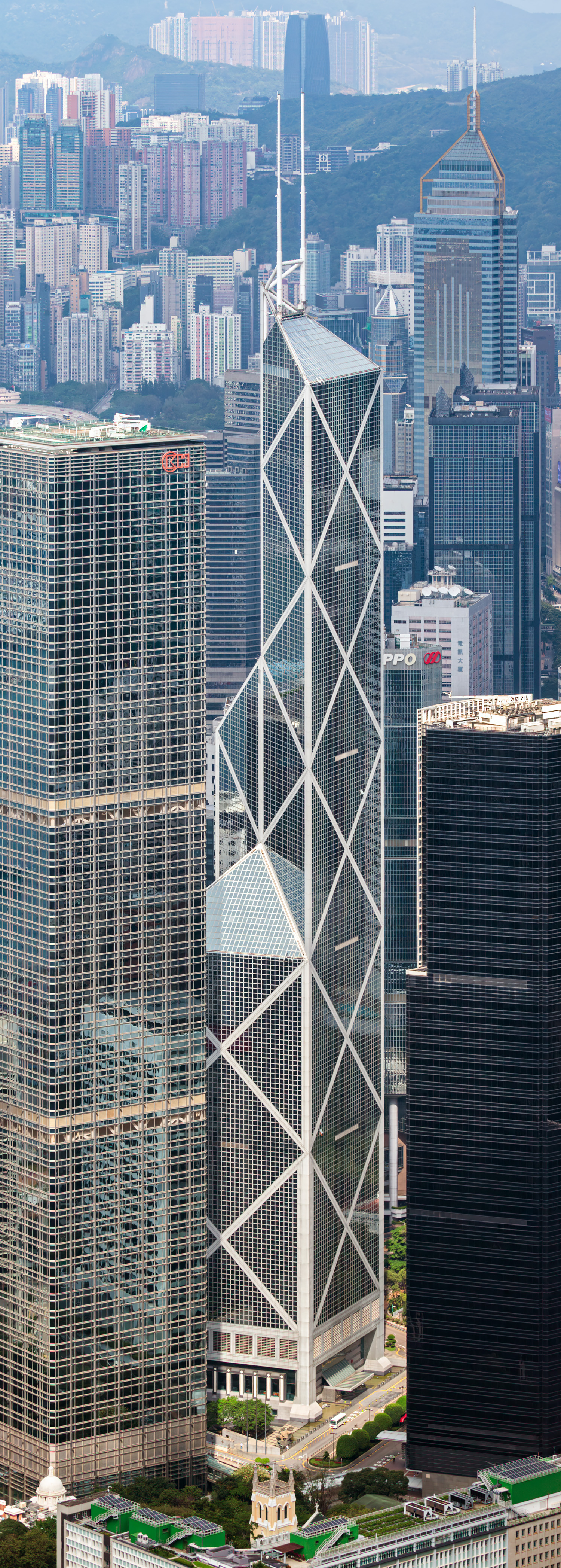 Bank of China Tower - View from Lugard Road