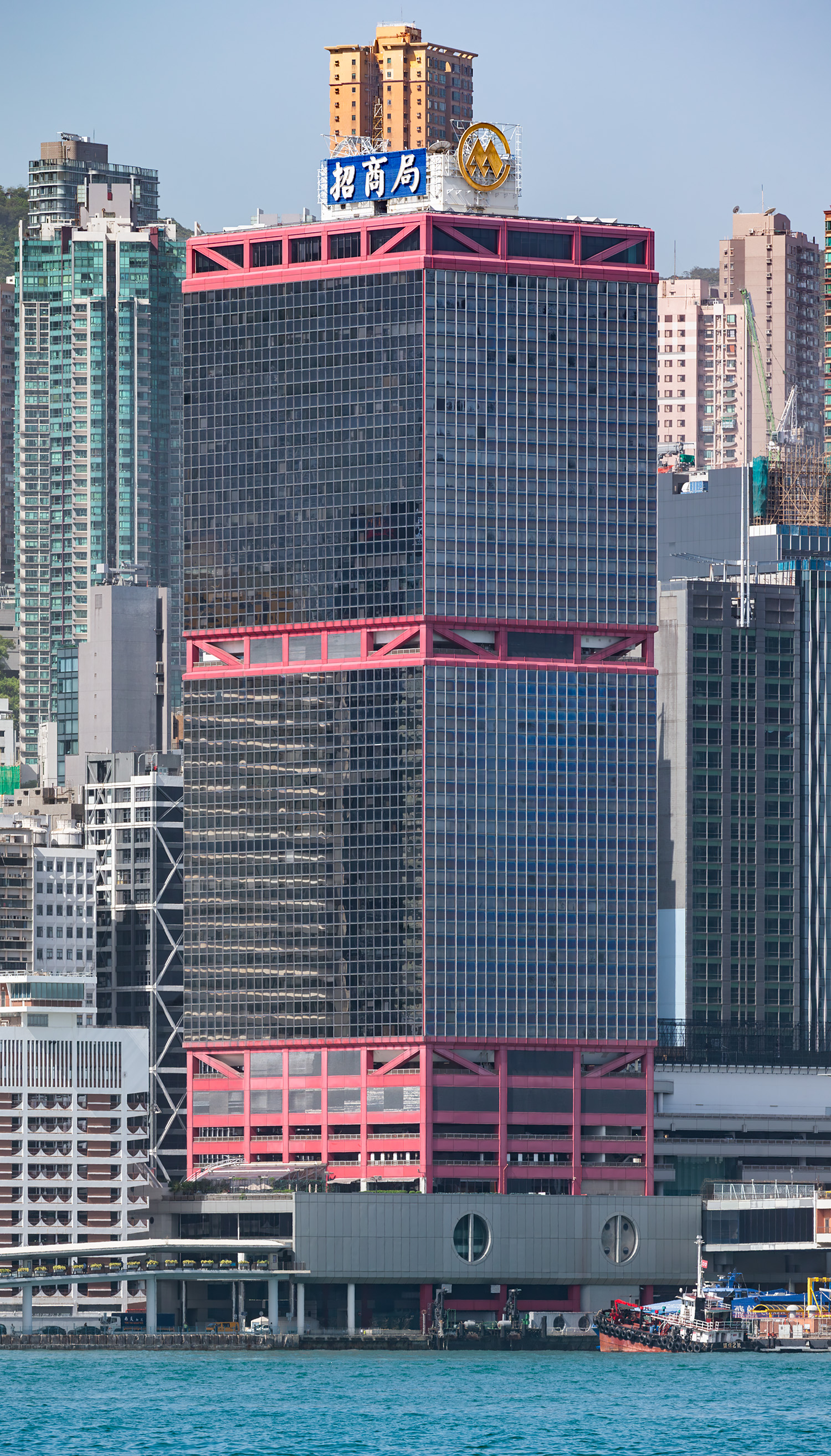 China Merchants Tower - View across Victoria Harbour