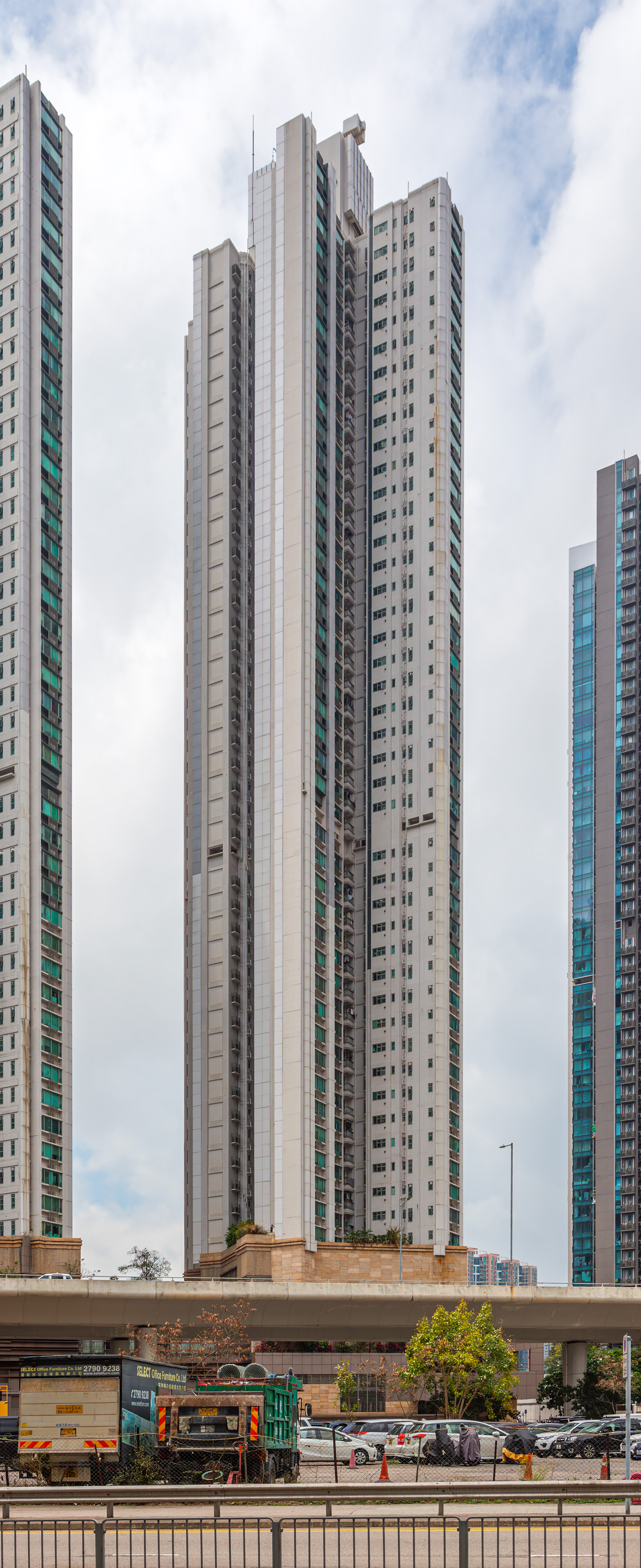 City Point Tower 1 - View from the northeast