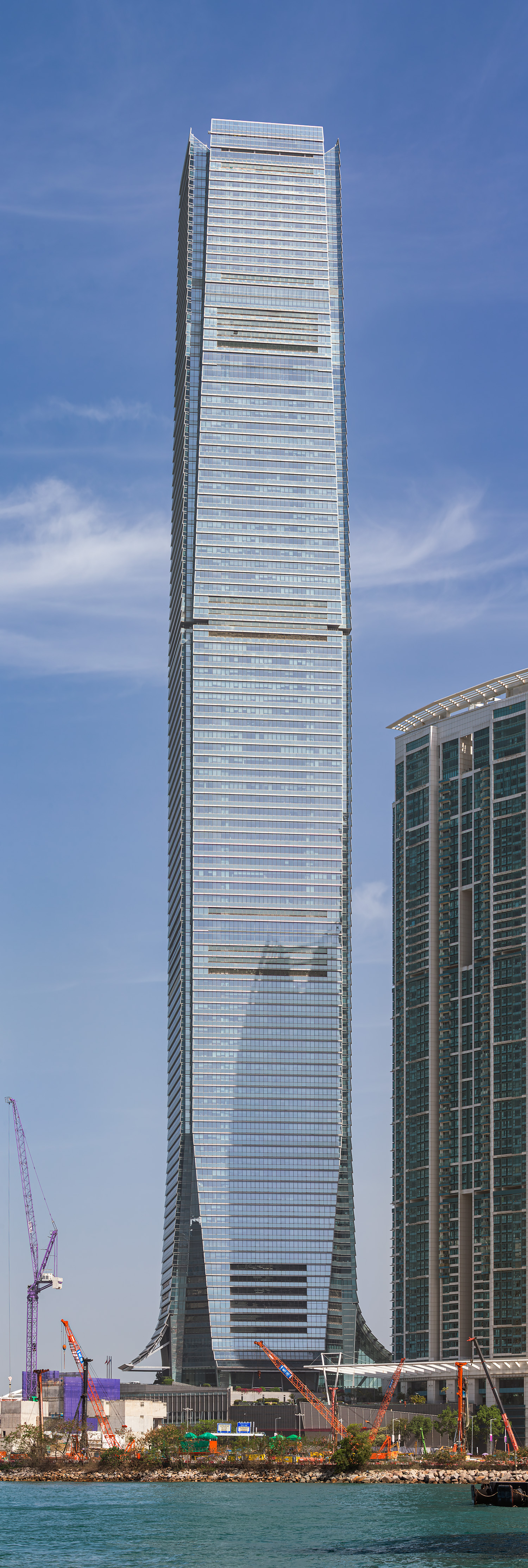 International Commerce Centre - View from the southeast