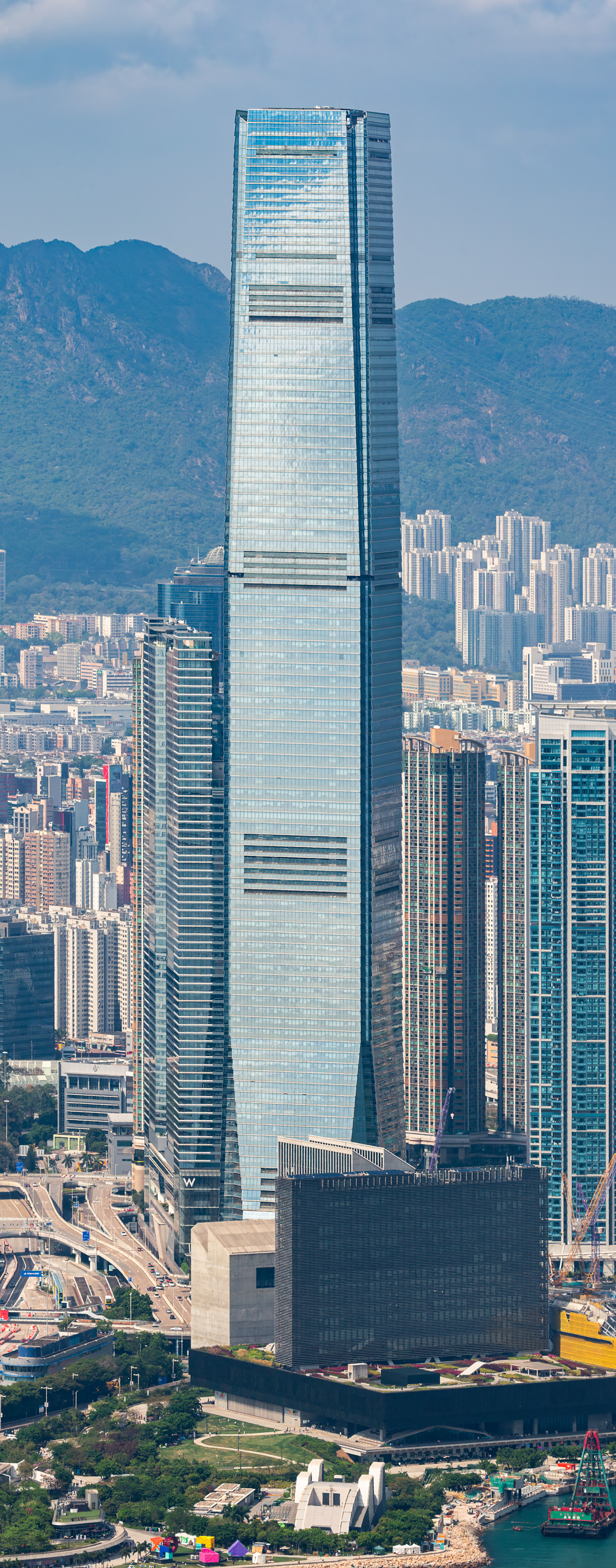 International Commerce Centre - View from Lugard Road