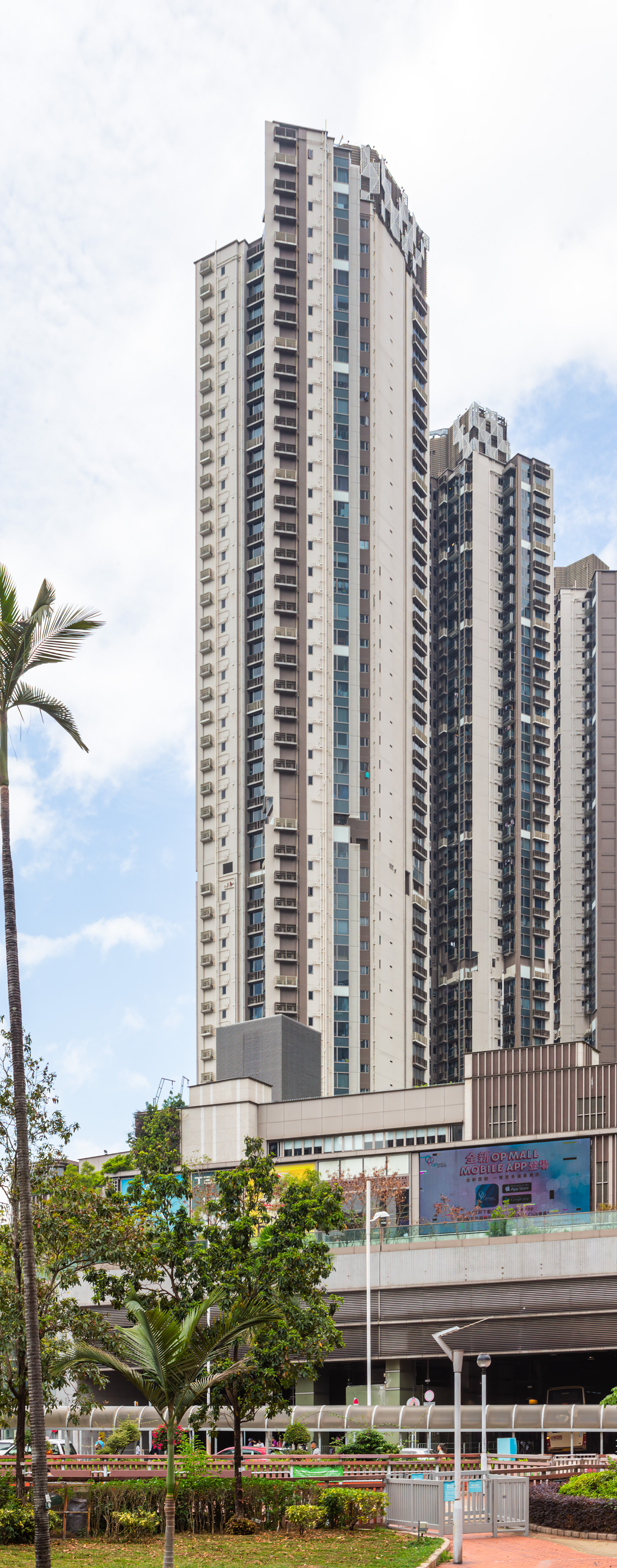 Ocean Pride Tower 1 - View from the east