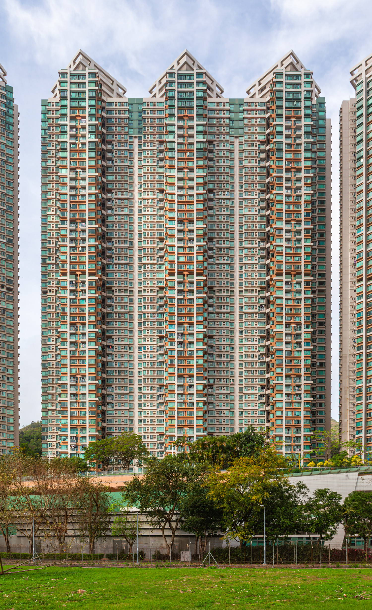 Ocean Shores Tower 11-13 - View from the northeast