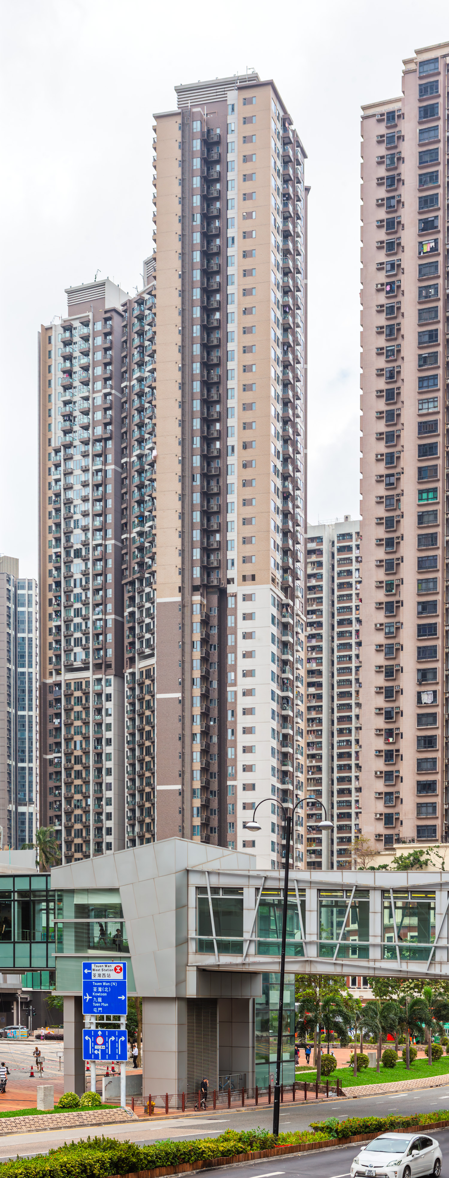 Parc City Tower 8 - View from the east