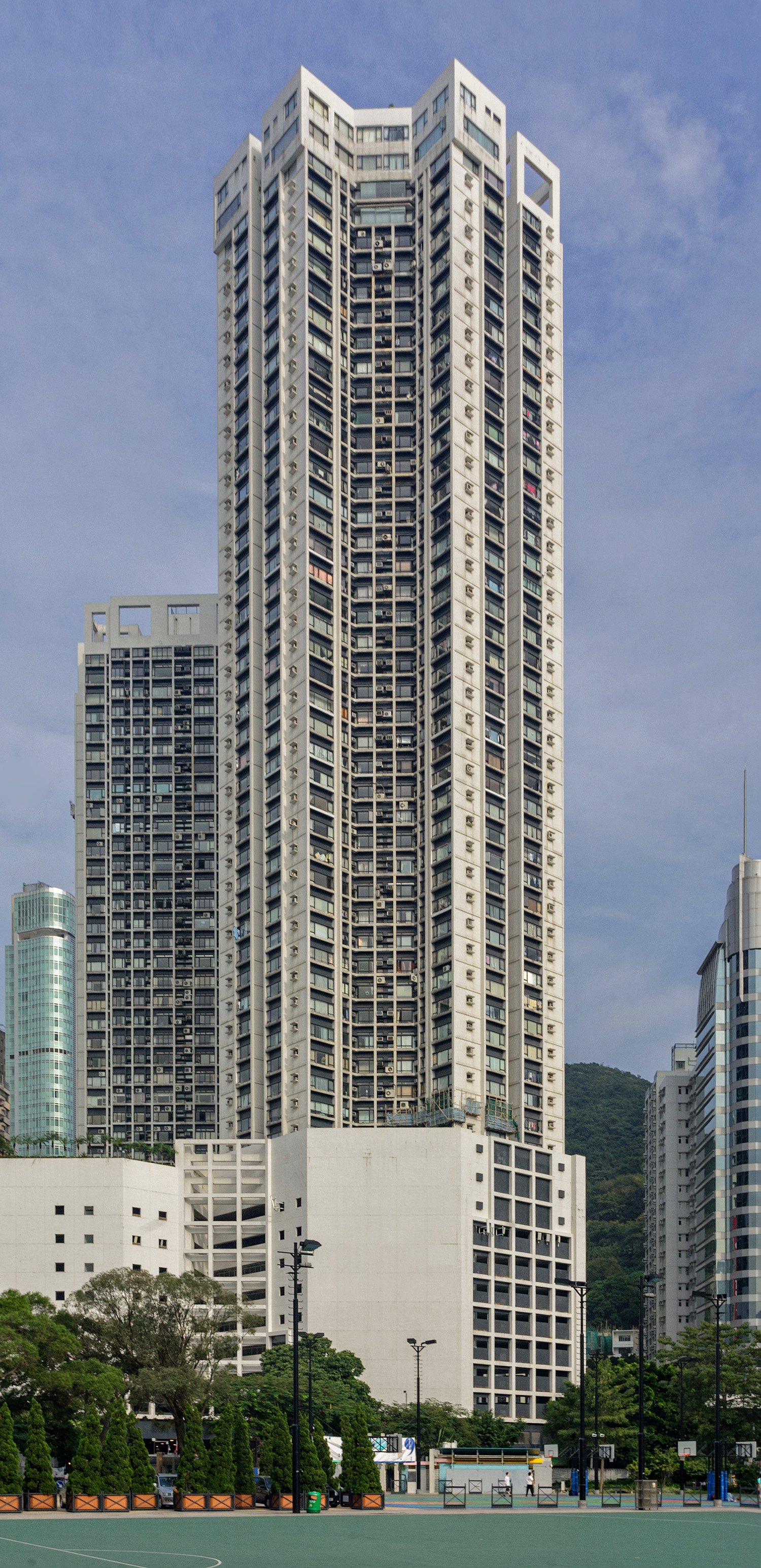 Park Towers One - View from the west