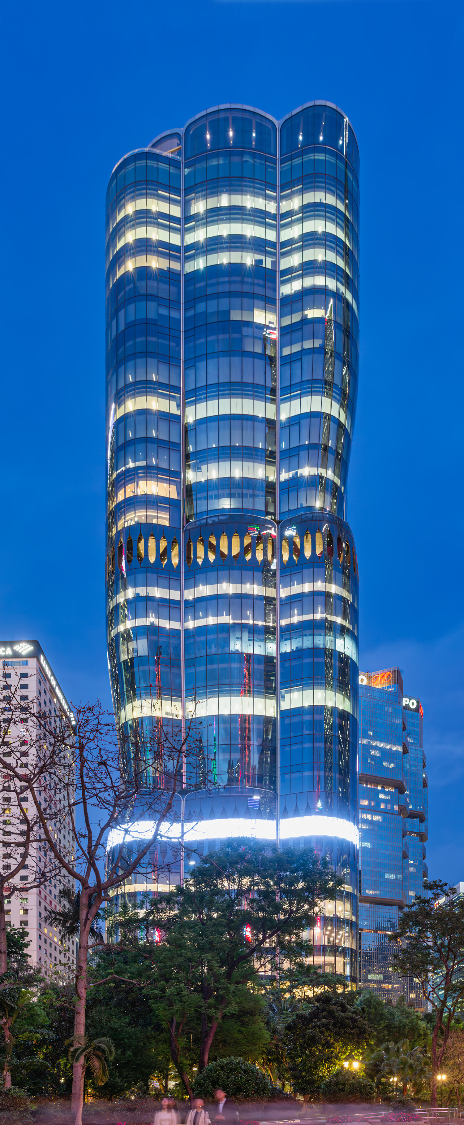 The Henderson - View from the west