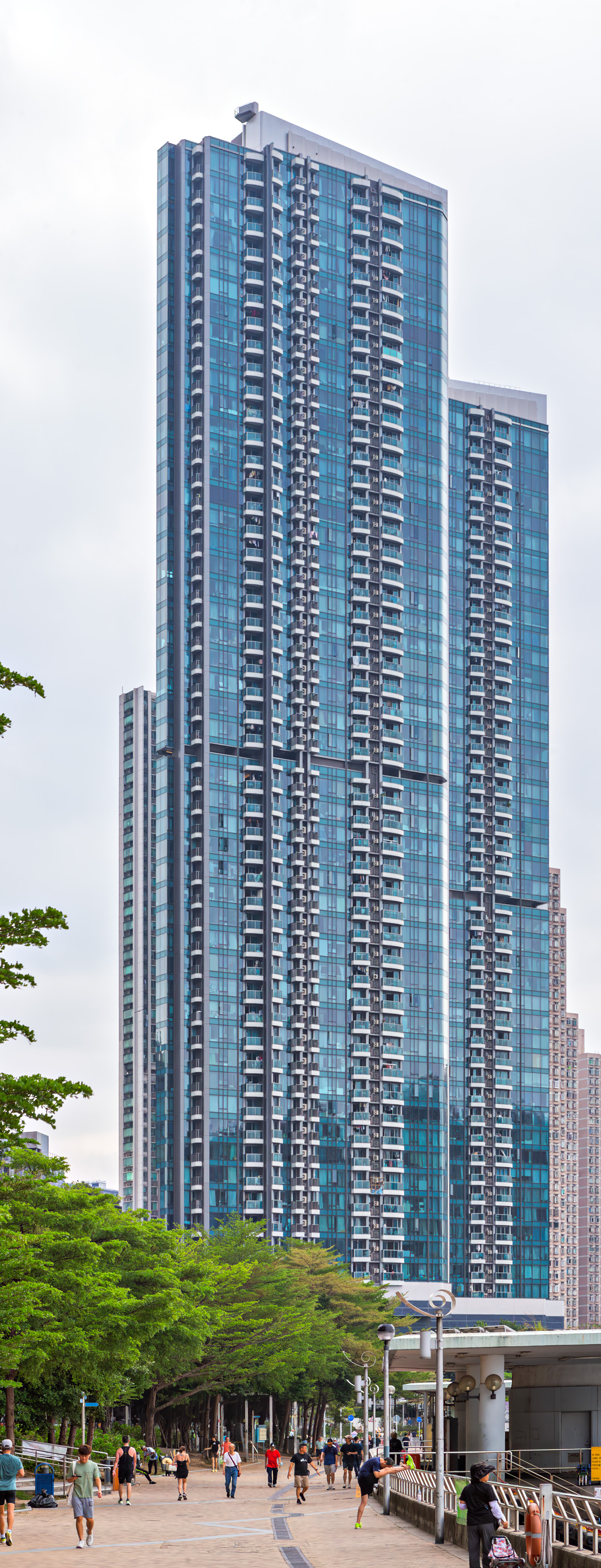 The Pavilia Bay Tower 1 - View from the northwest