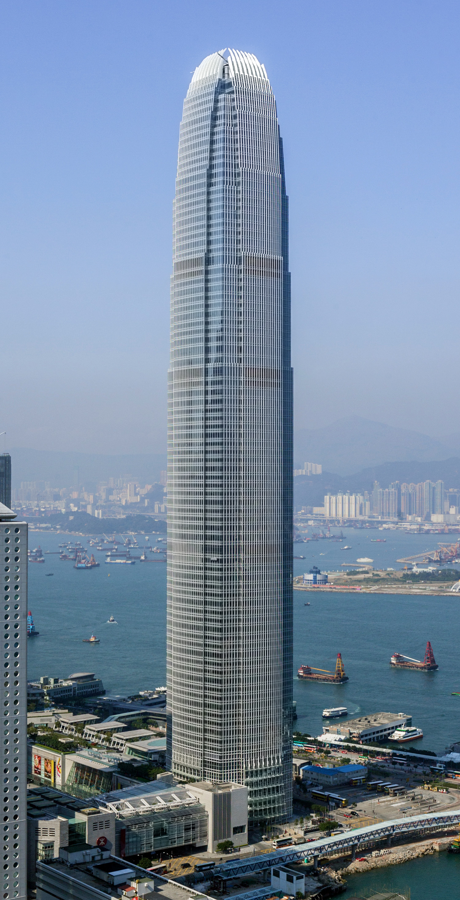 Two International Finance Centre - View from Bank of China
