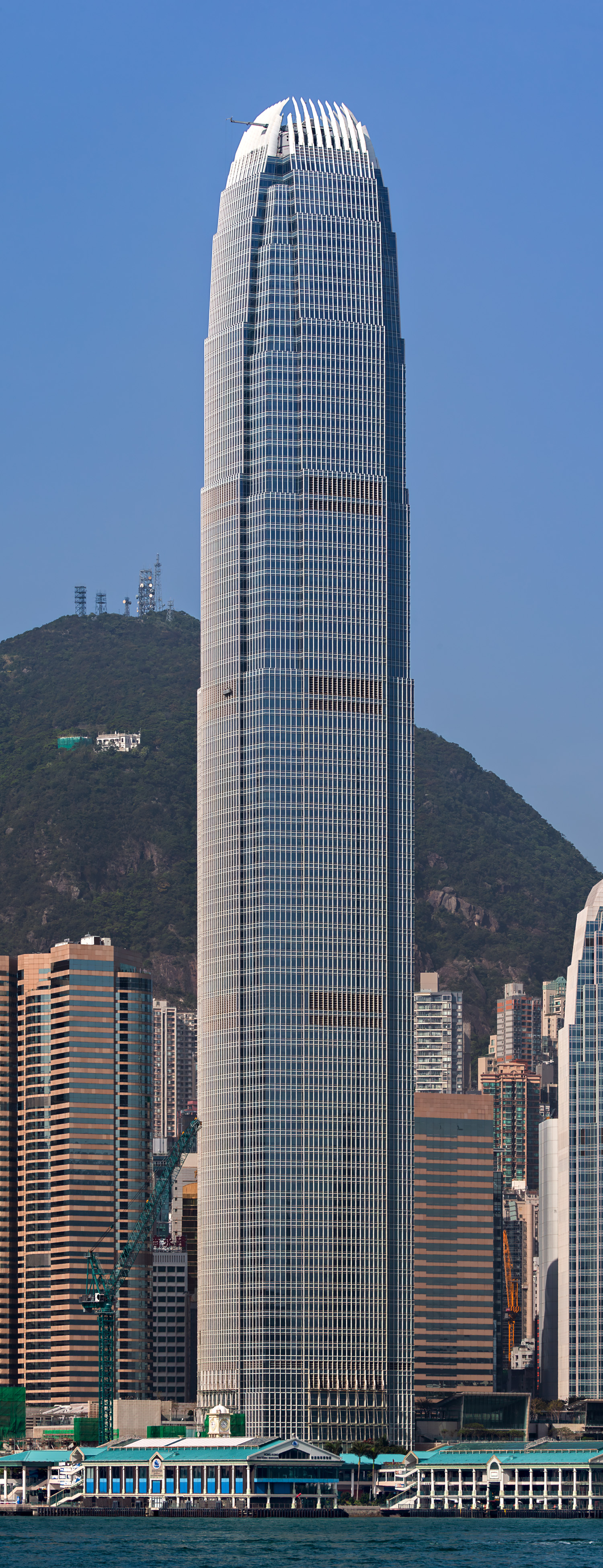 Two International Finance Centre - View across Victoria Harbour