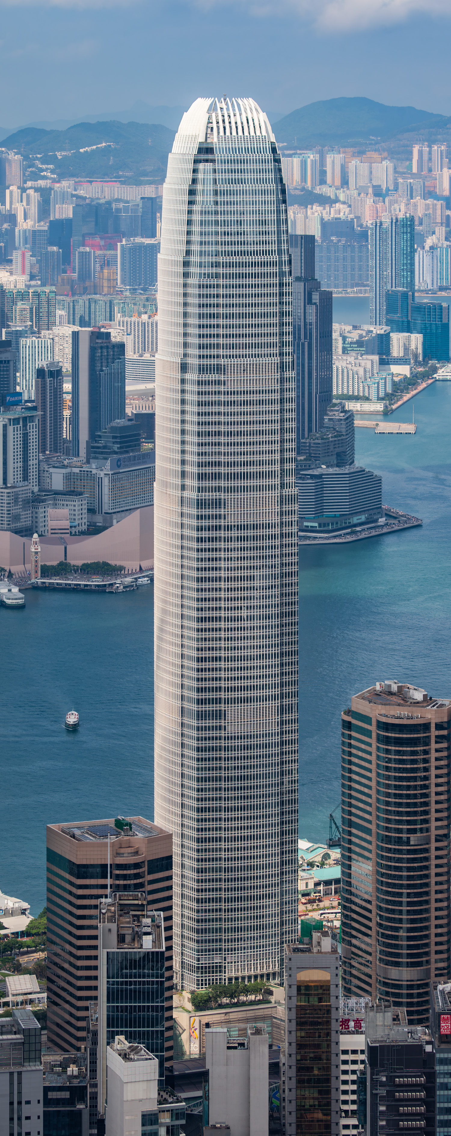 Two International Finance Centre - View from Lugard Road
