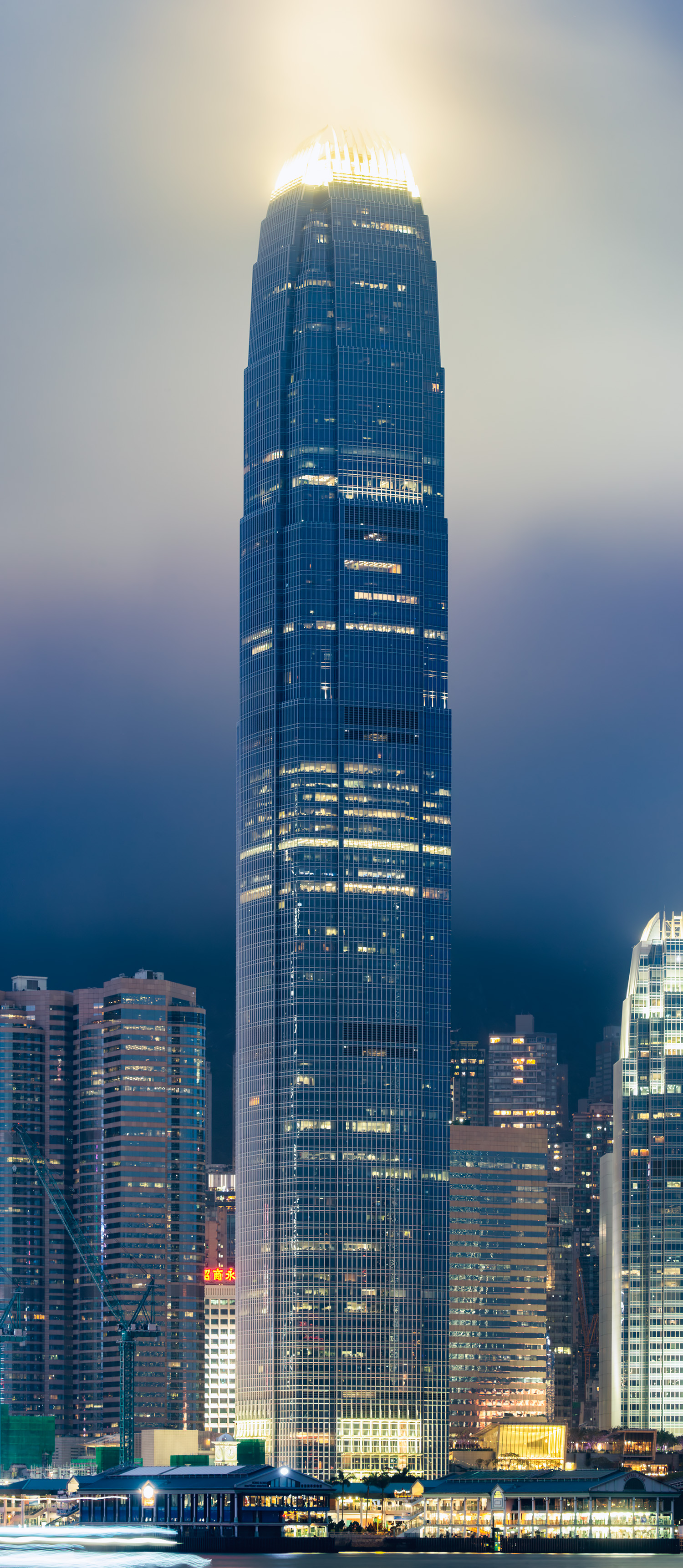 Two International Finance Centre - View across Victoria Harbour