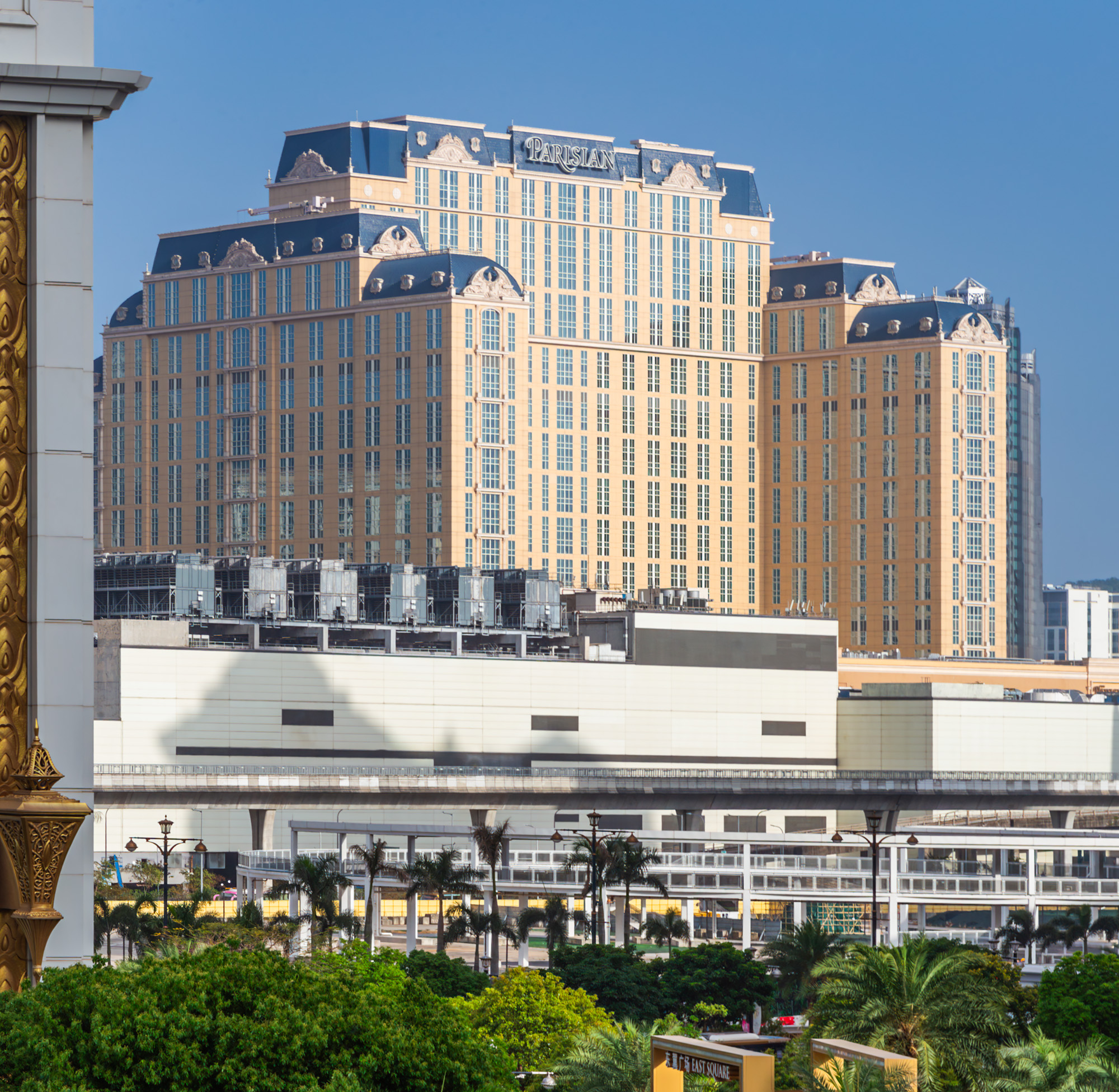 Parisian Macao - View from Cotai Oeste Station