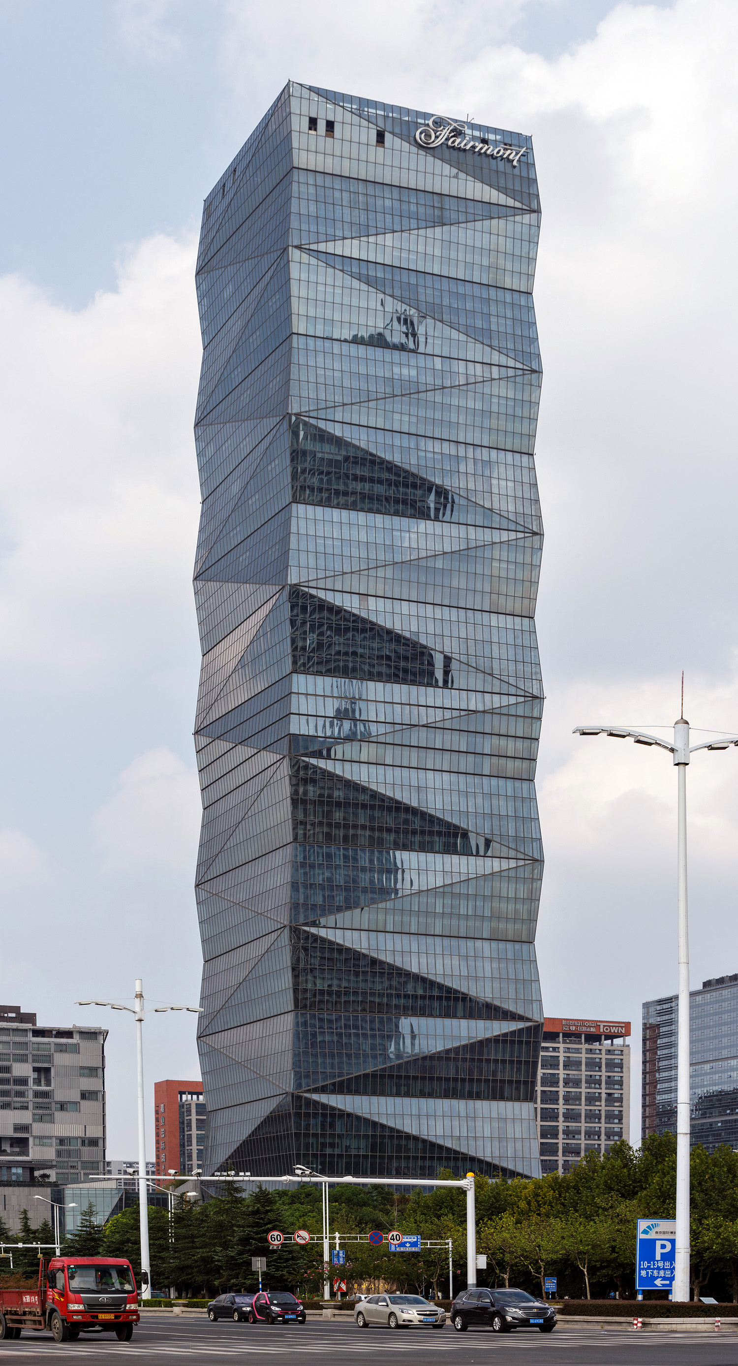 Kingtown International Center, Nanjing - View from the southeast. © Mathias Beinling